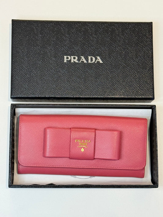 Prada Saffiano Long Wallet
