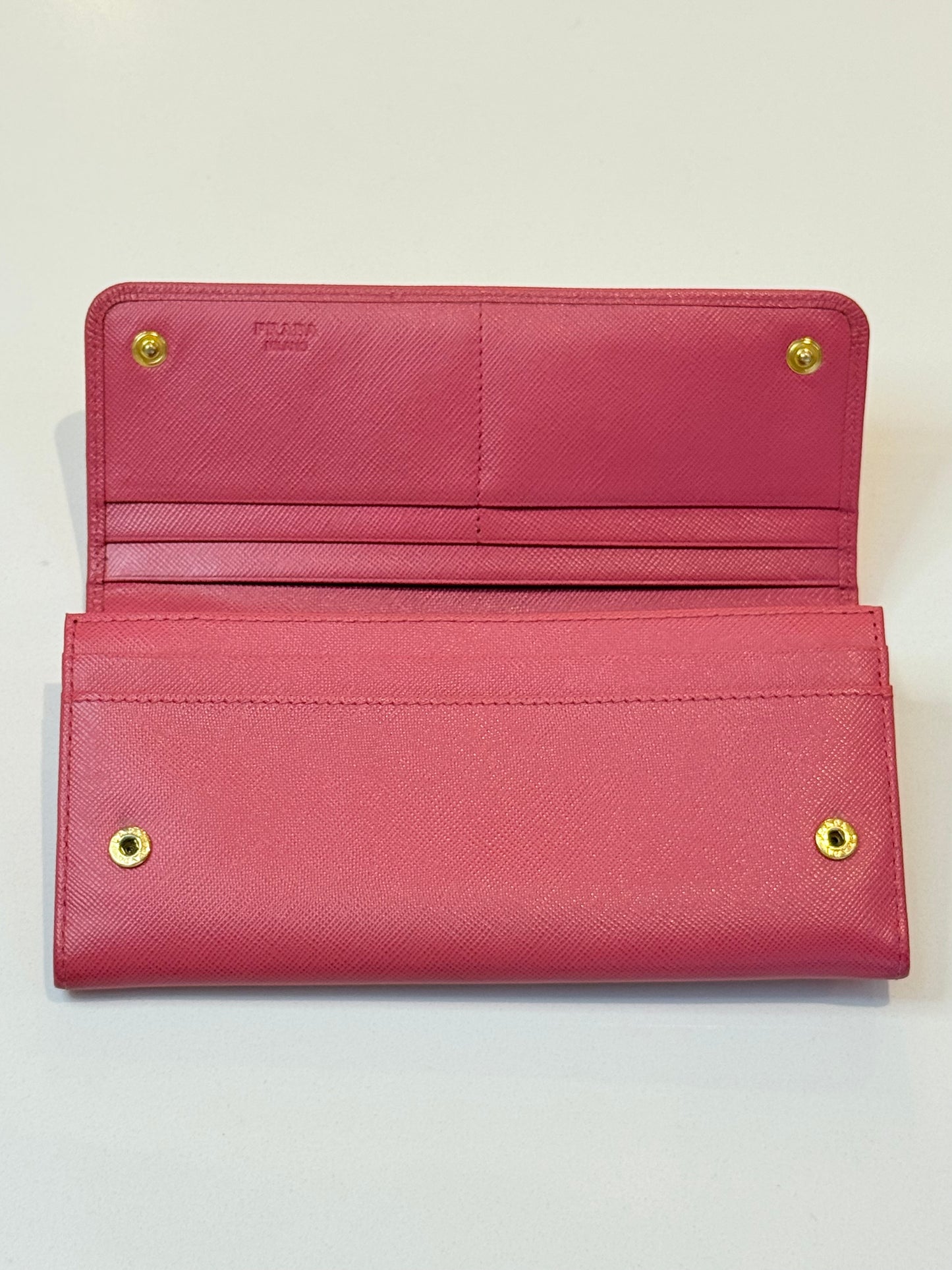 Prada Saffiano Long Wallet
