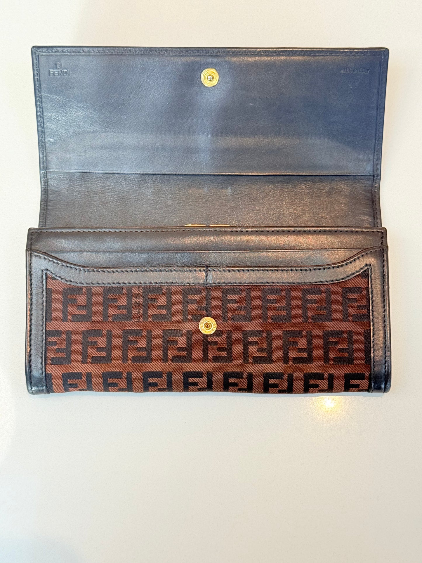 Fendi Zucchino Long Wallet