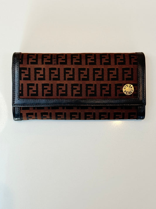 Fendi Zucchino Long Wallet