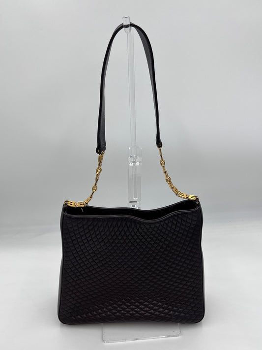 Bally Quilted Chain Hobo Bag