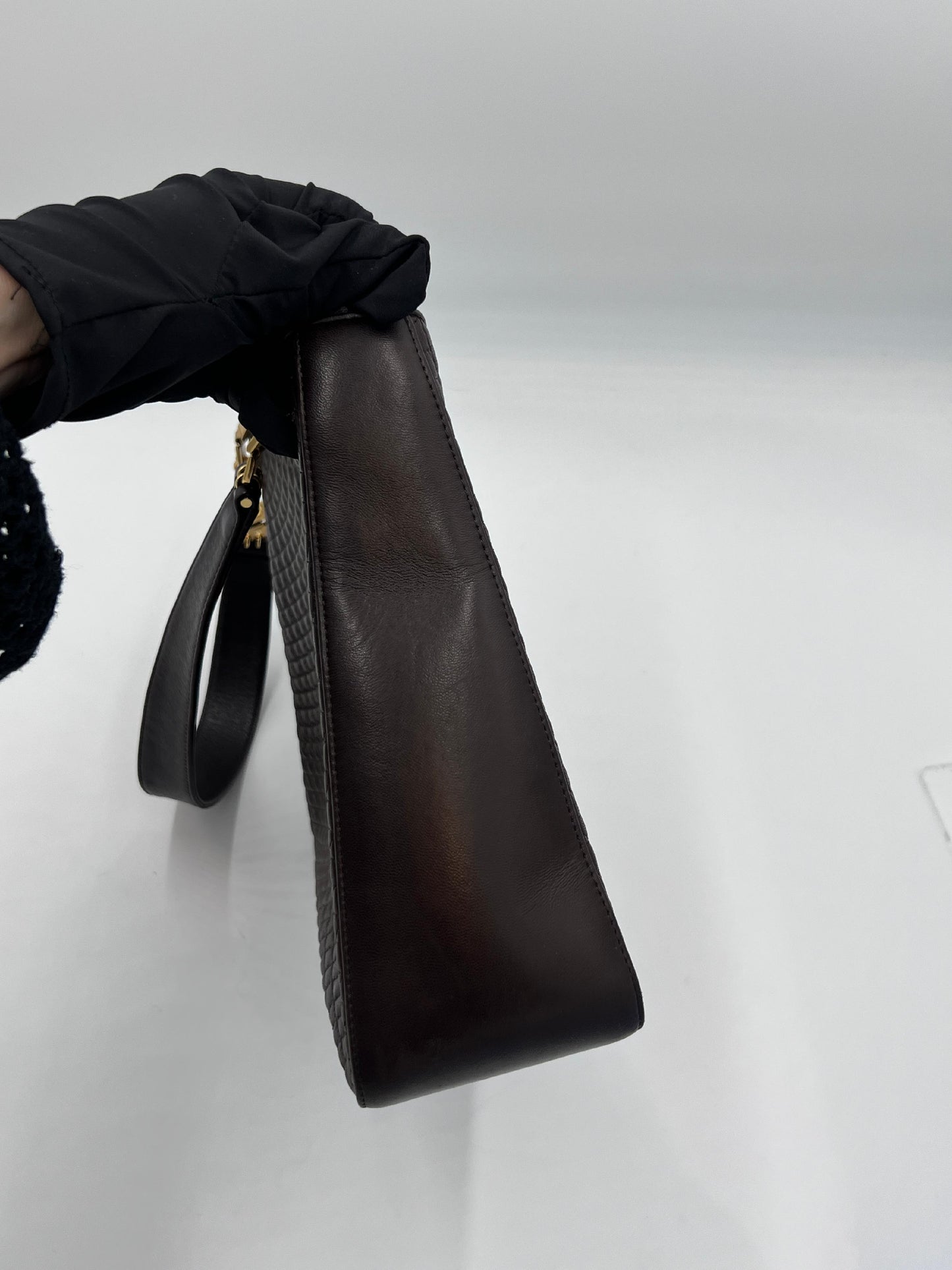 Bally Quilted Chain Hobo Bag