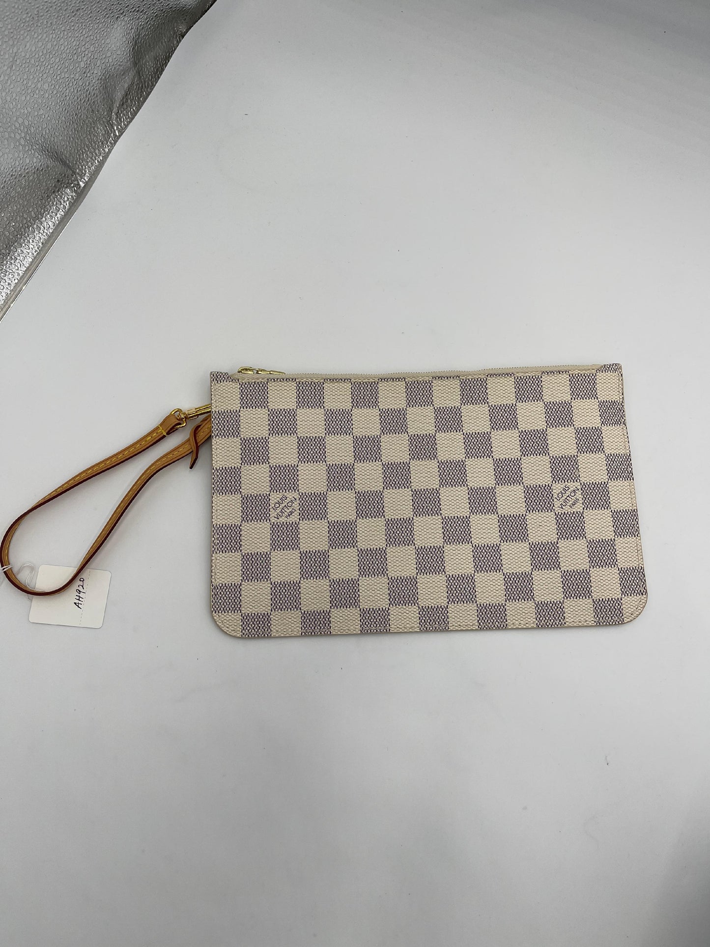 Louis Vuitton Neverfull Pouch Azur MM SR2144 (AH920)