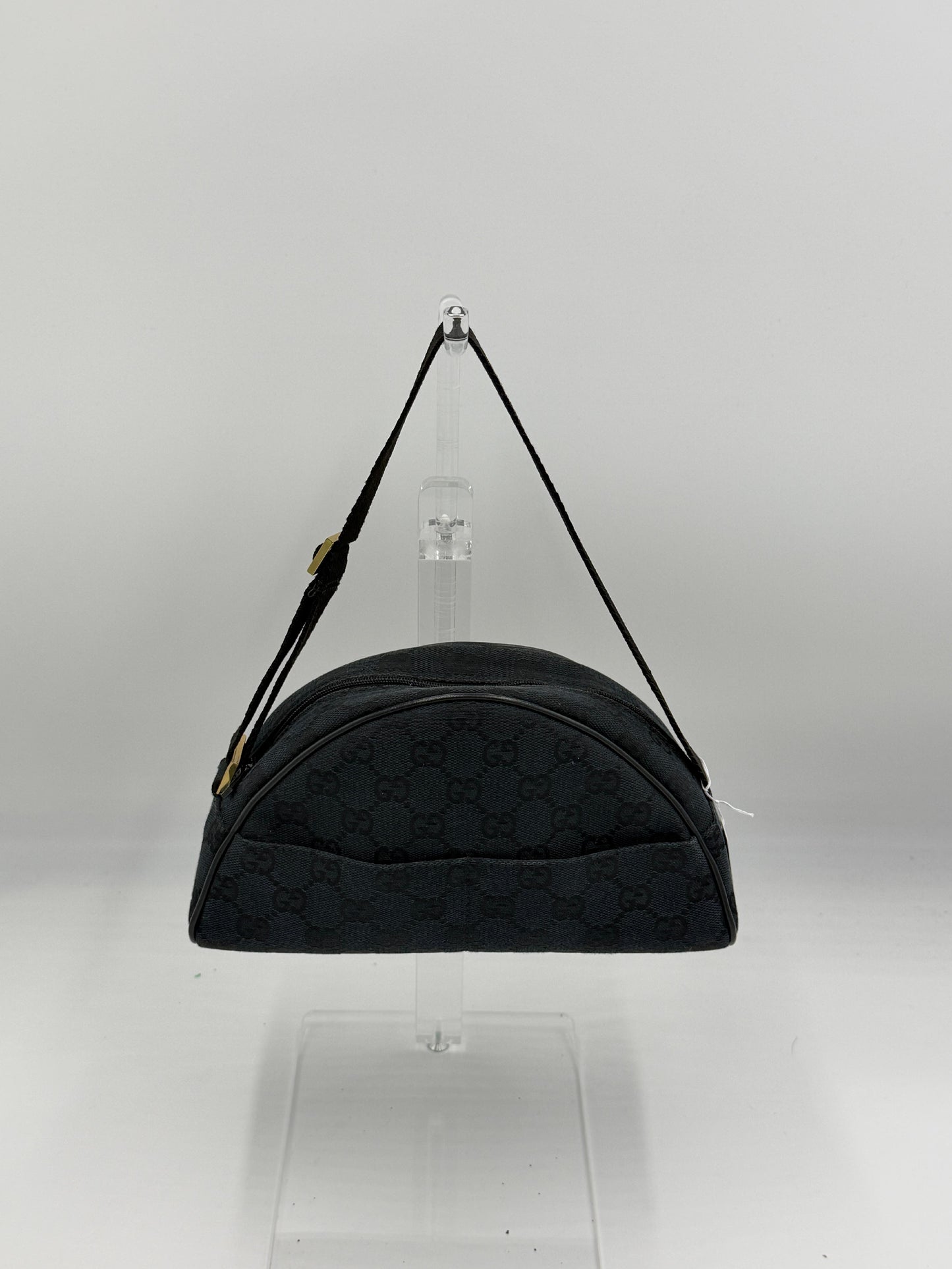 Gucci Half Moon Canvas Mini Arch Bag