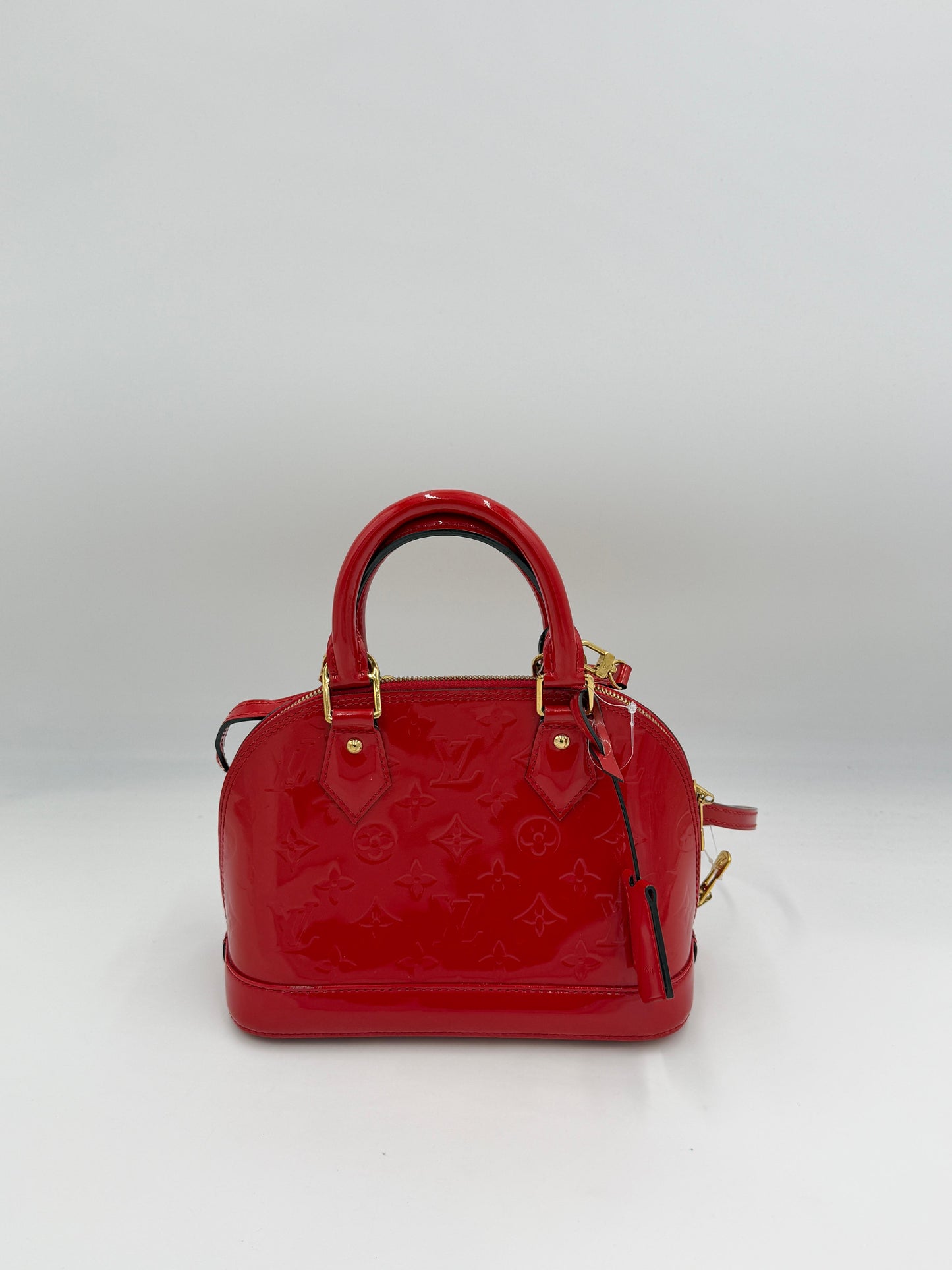 Pre-Owned Louis Vuitton Alma BB Vernis with Strap AI119