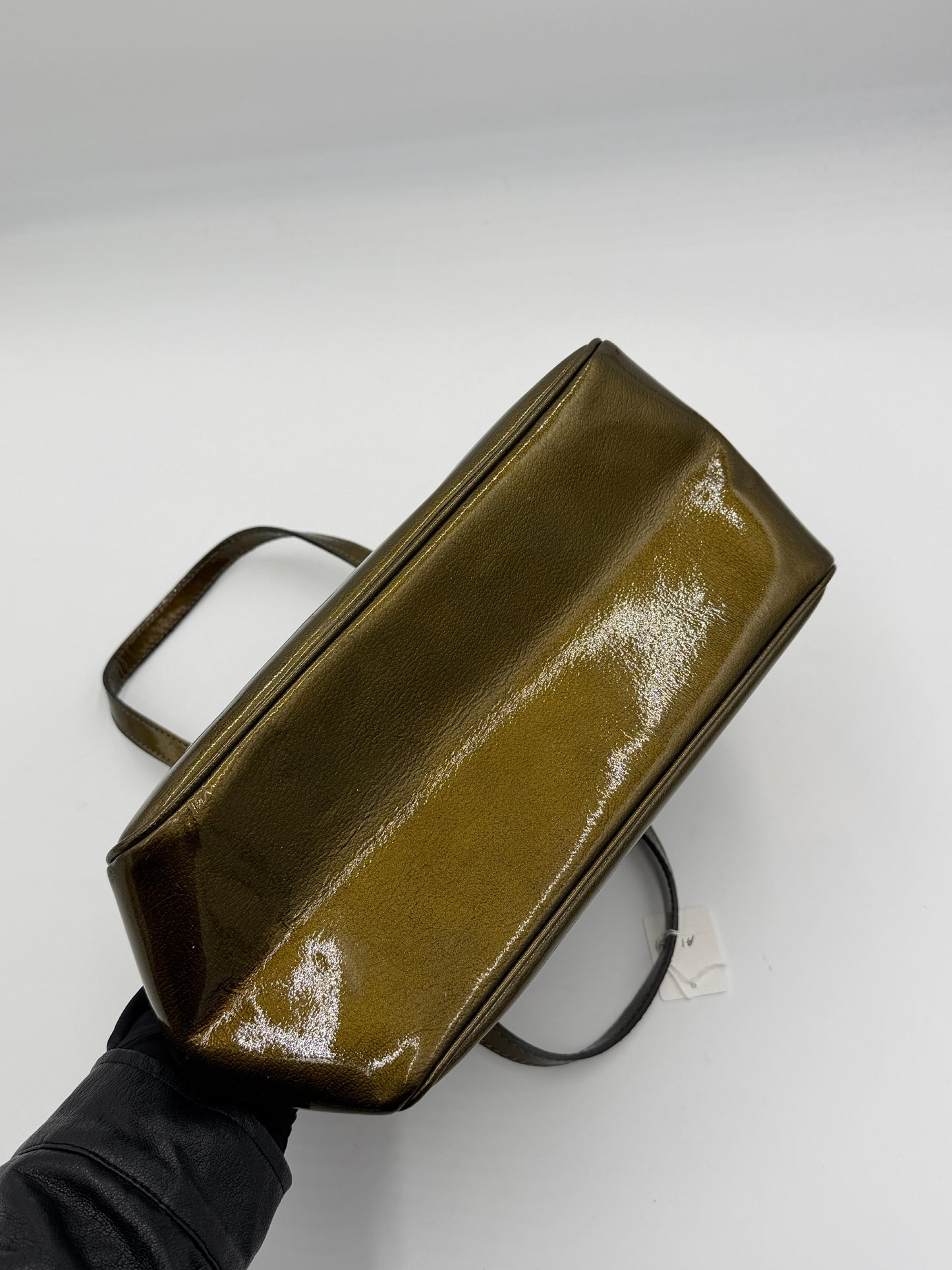 Celine Triomphe Patent Leather Handbag