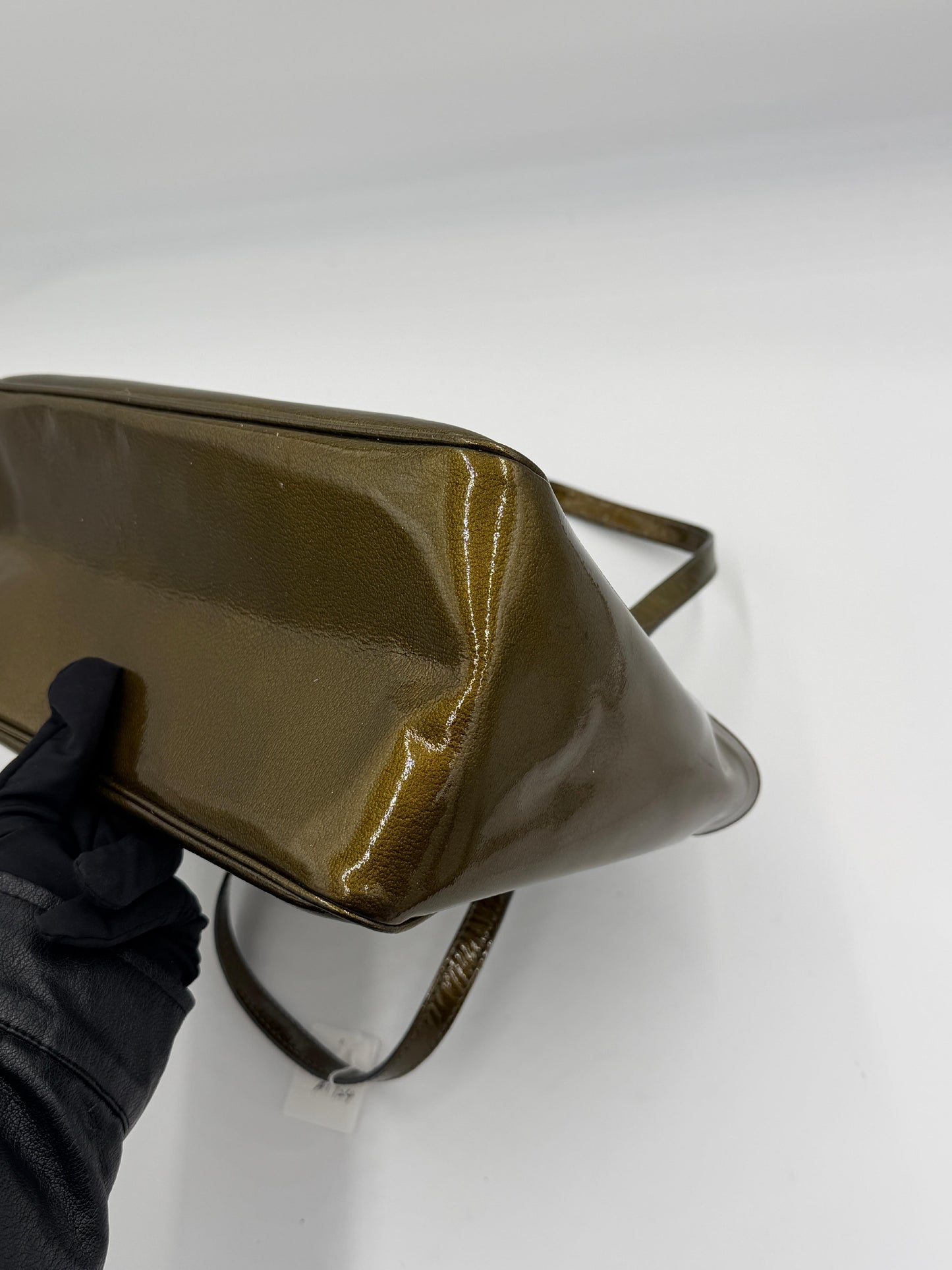 Celine Triomphe Patent Leather Handbag