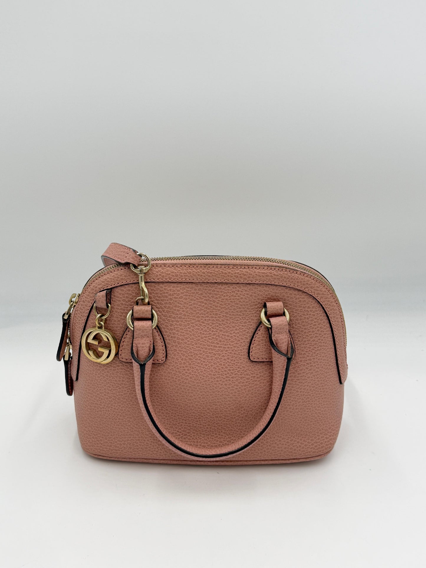 Gucci Mini GG Charm Dome Satchel Pre-Owned