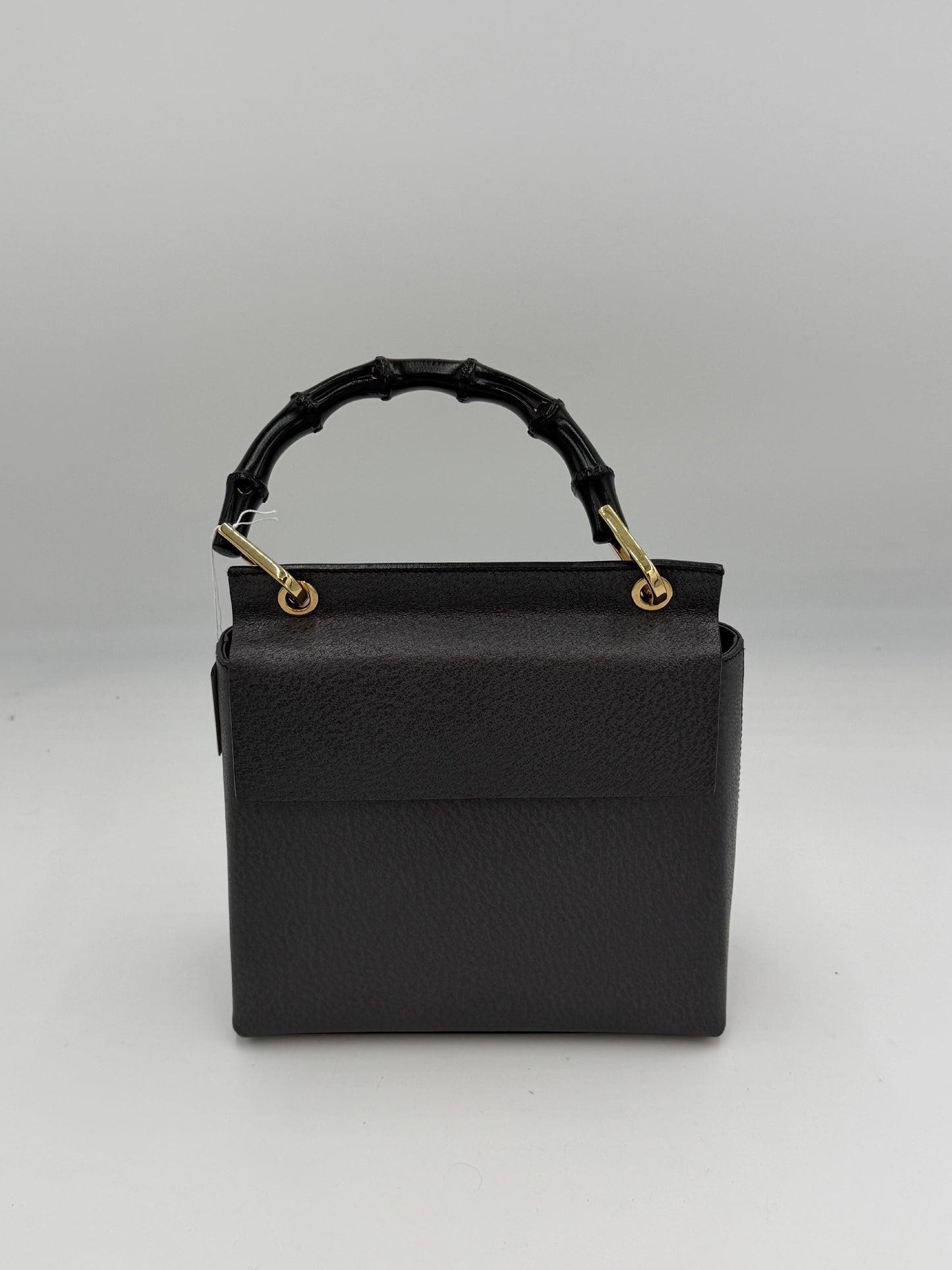 Gucci Bamboo Leather Handbag Pre-Owned