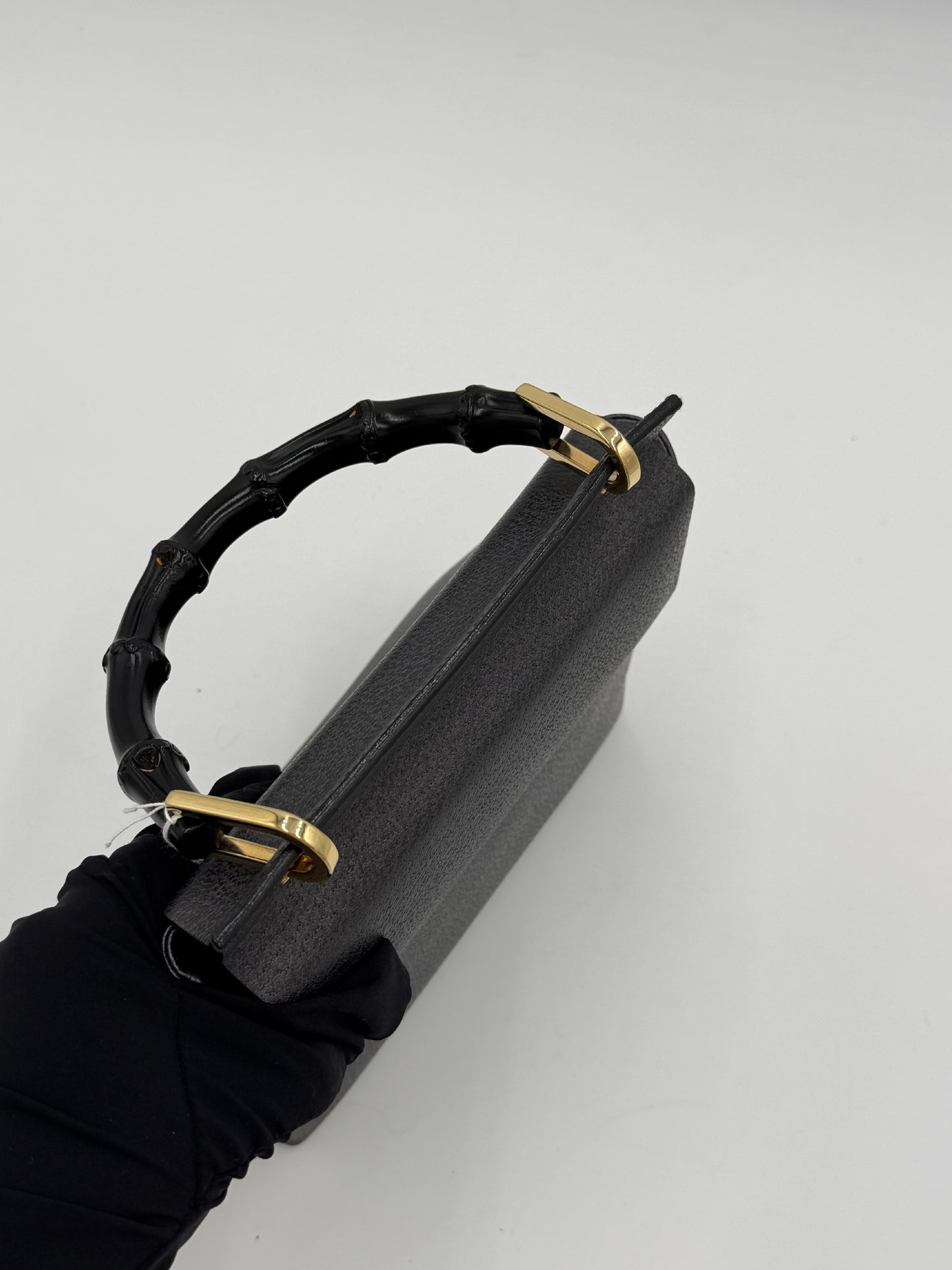 Gucci Bamboo Leather Handbag Pre-Owned