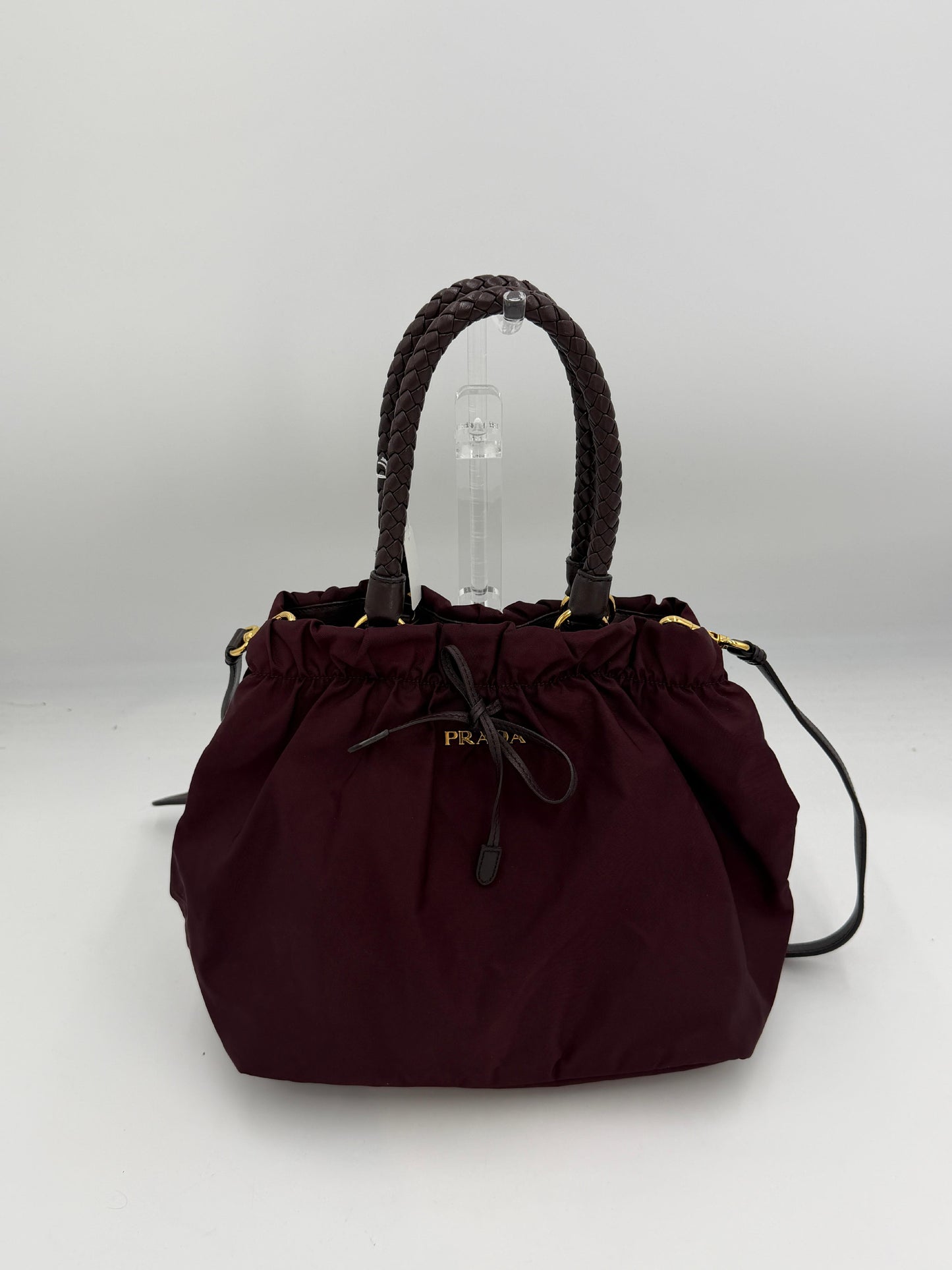 Prada Nylon Ribbon 2Way Tote Pre-Owned