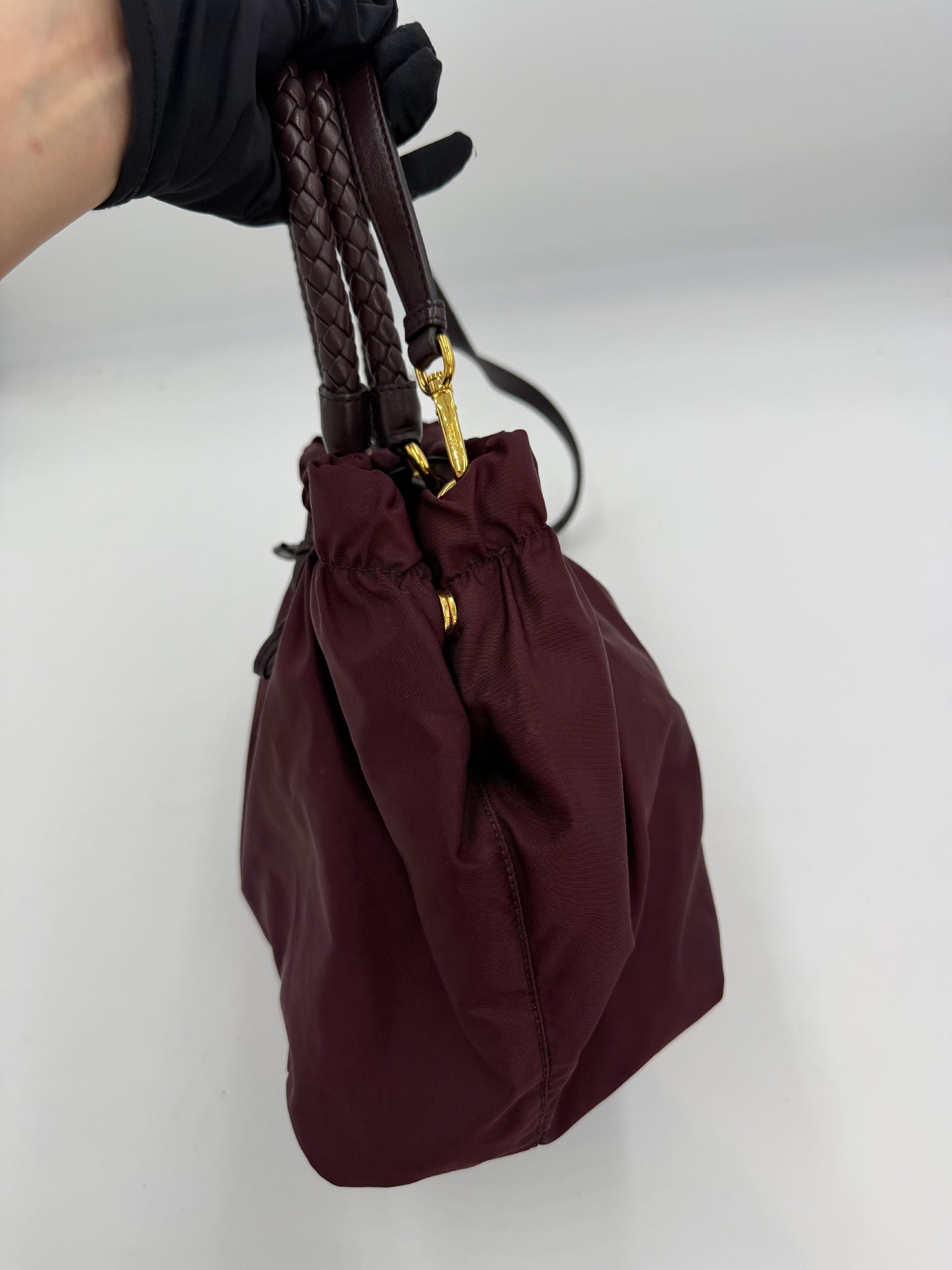 Prada Nylon Ribbon 2Way Tote Pre-Owned