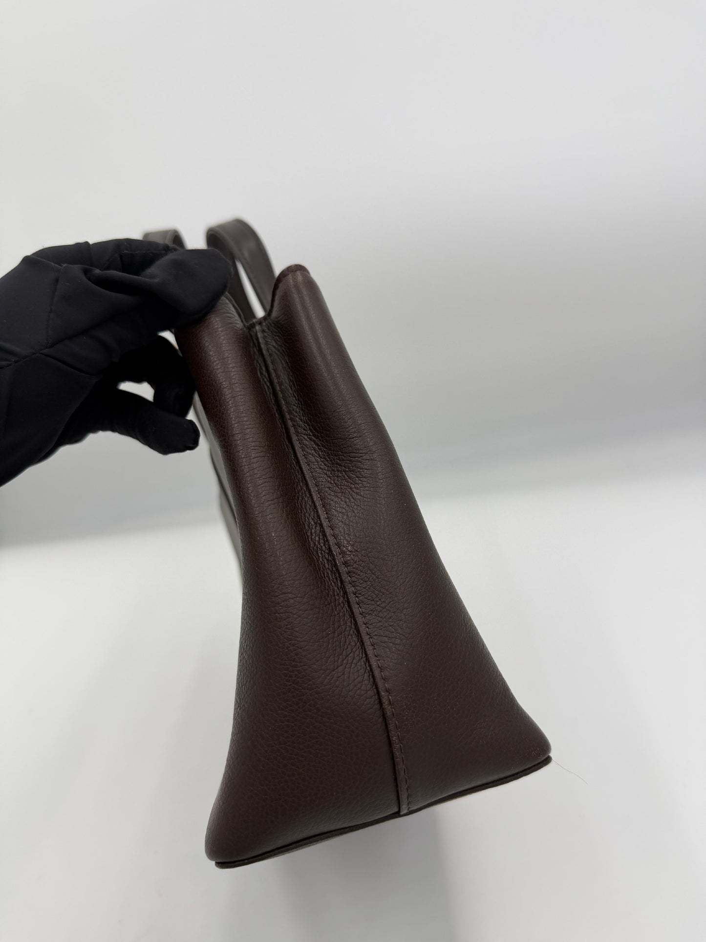 Burberry Vintage Leather Tote Bag