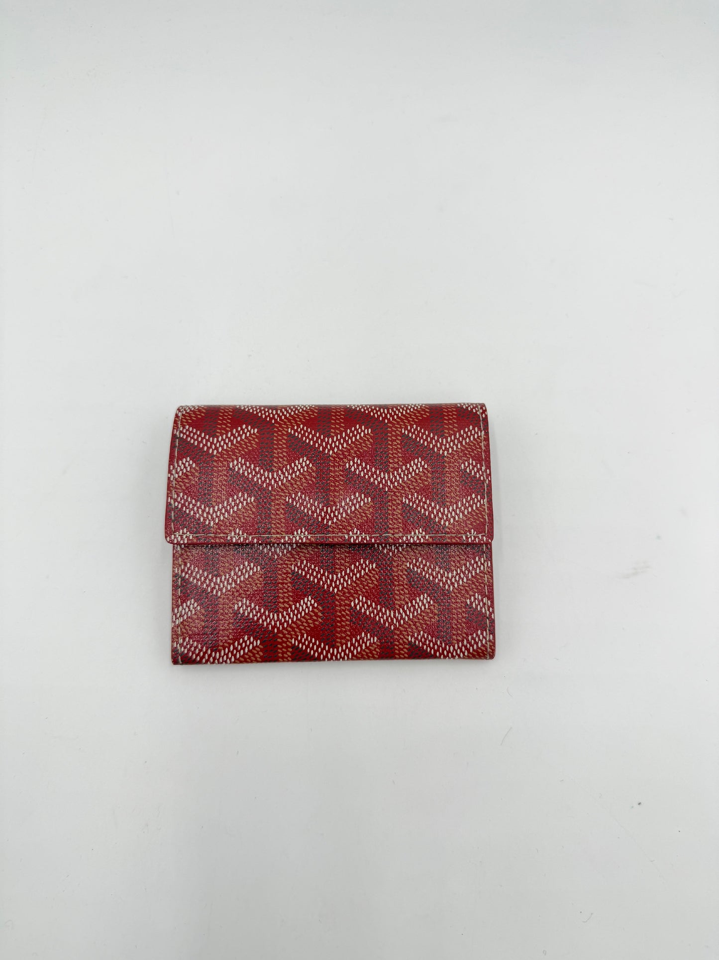 Pre-Owned Goyard Herringbone Compact Wallet AI721