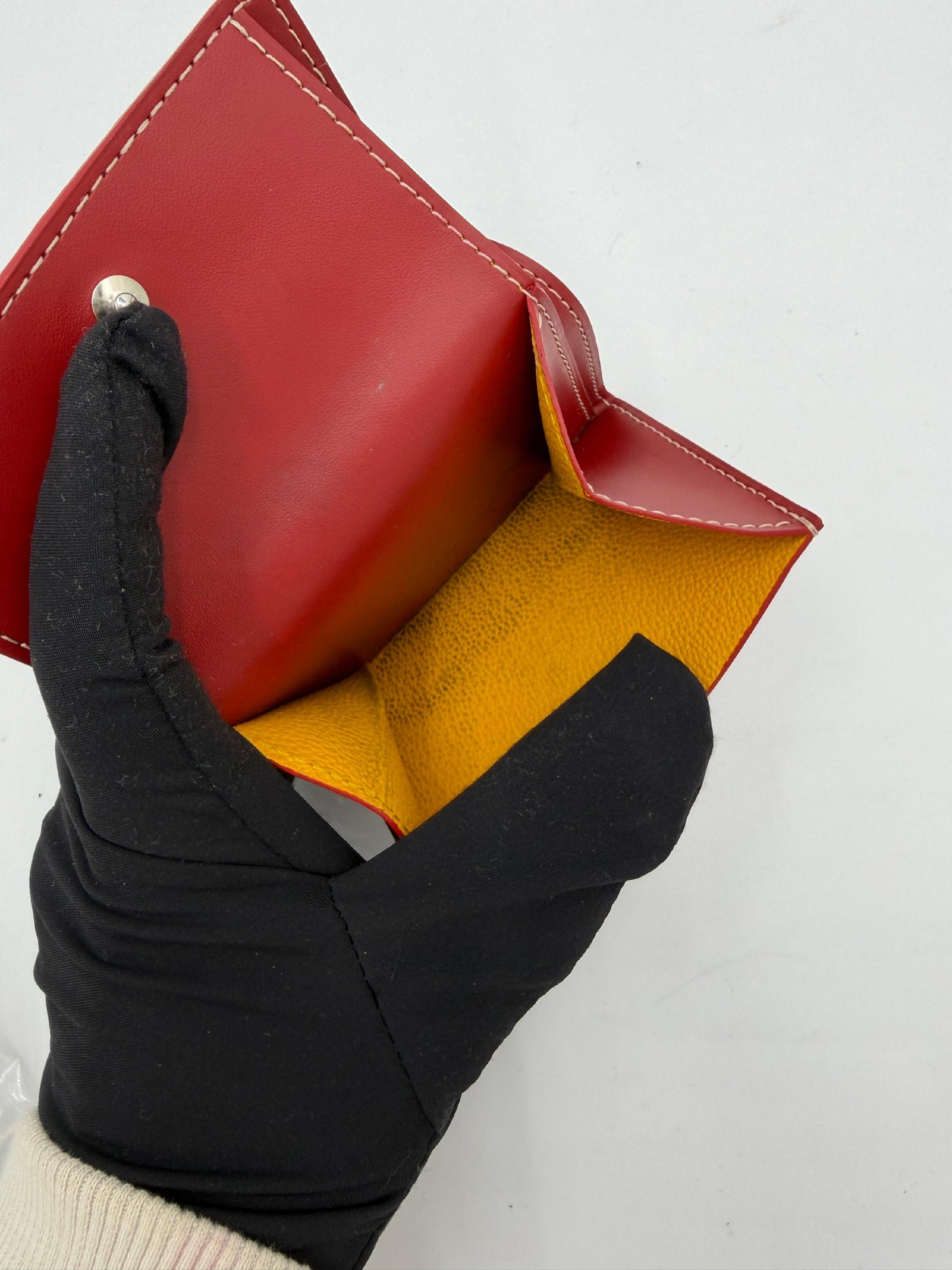 Pre-Owned Goyard Herringbone Compact Wallet AI721