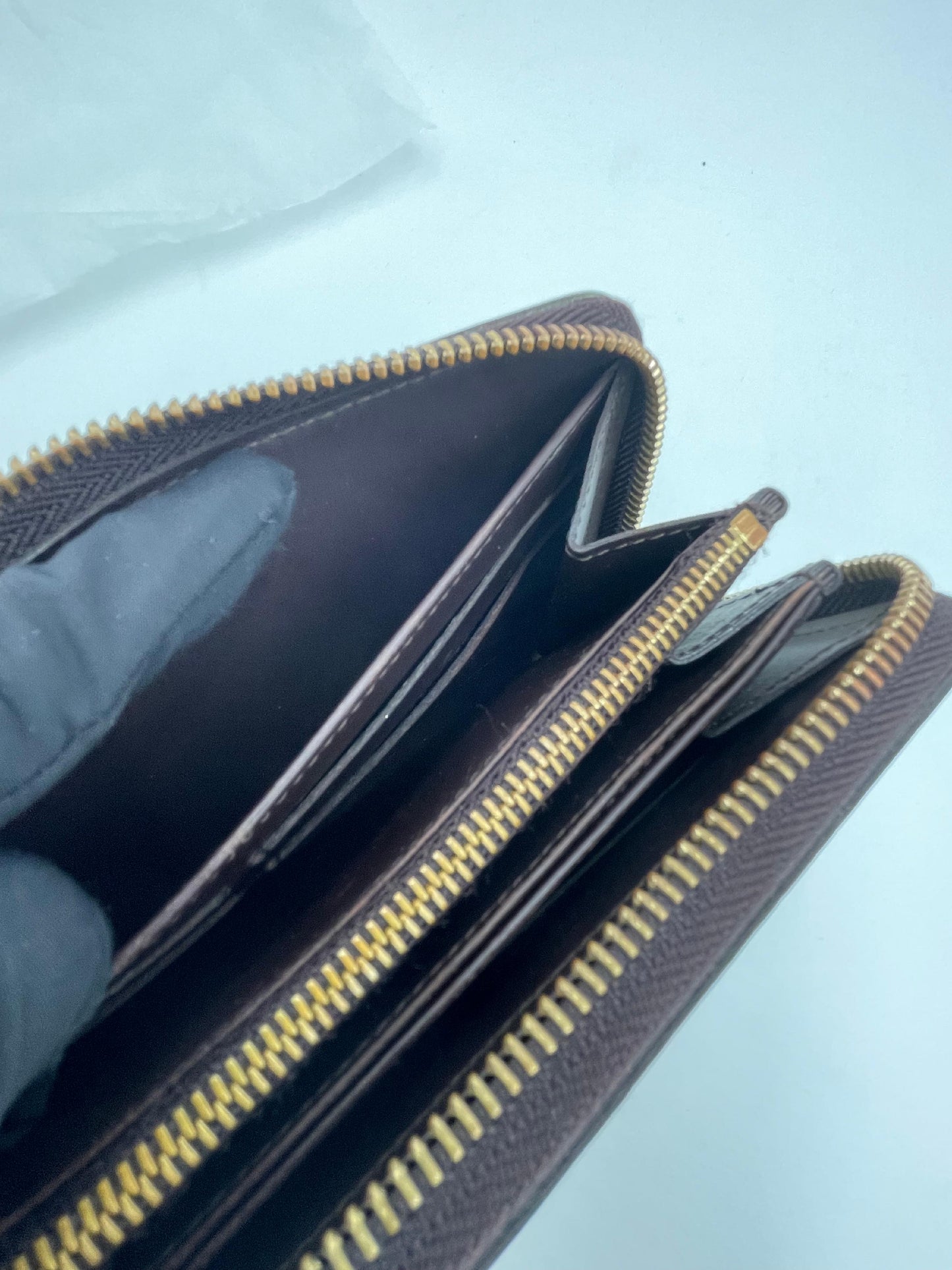 Louis Vuitton Zipp Wallet Vernis (AI822)