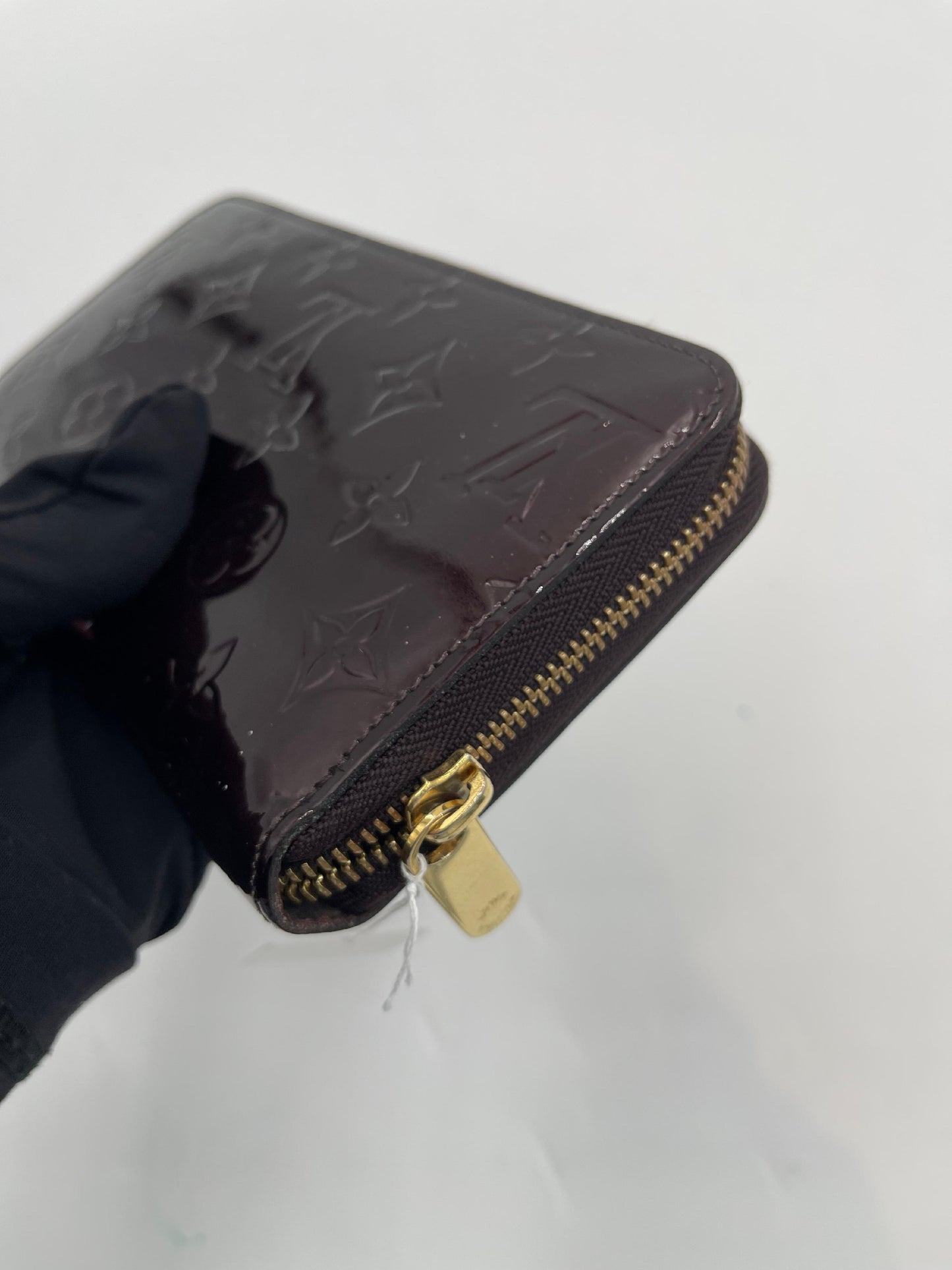 Louis Vuitton Zipp Wallet Vernis (AI822)