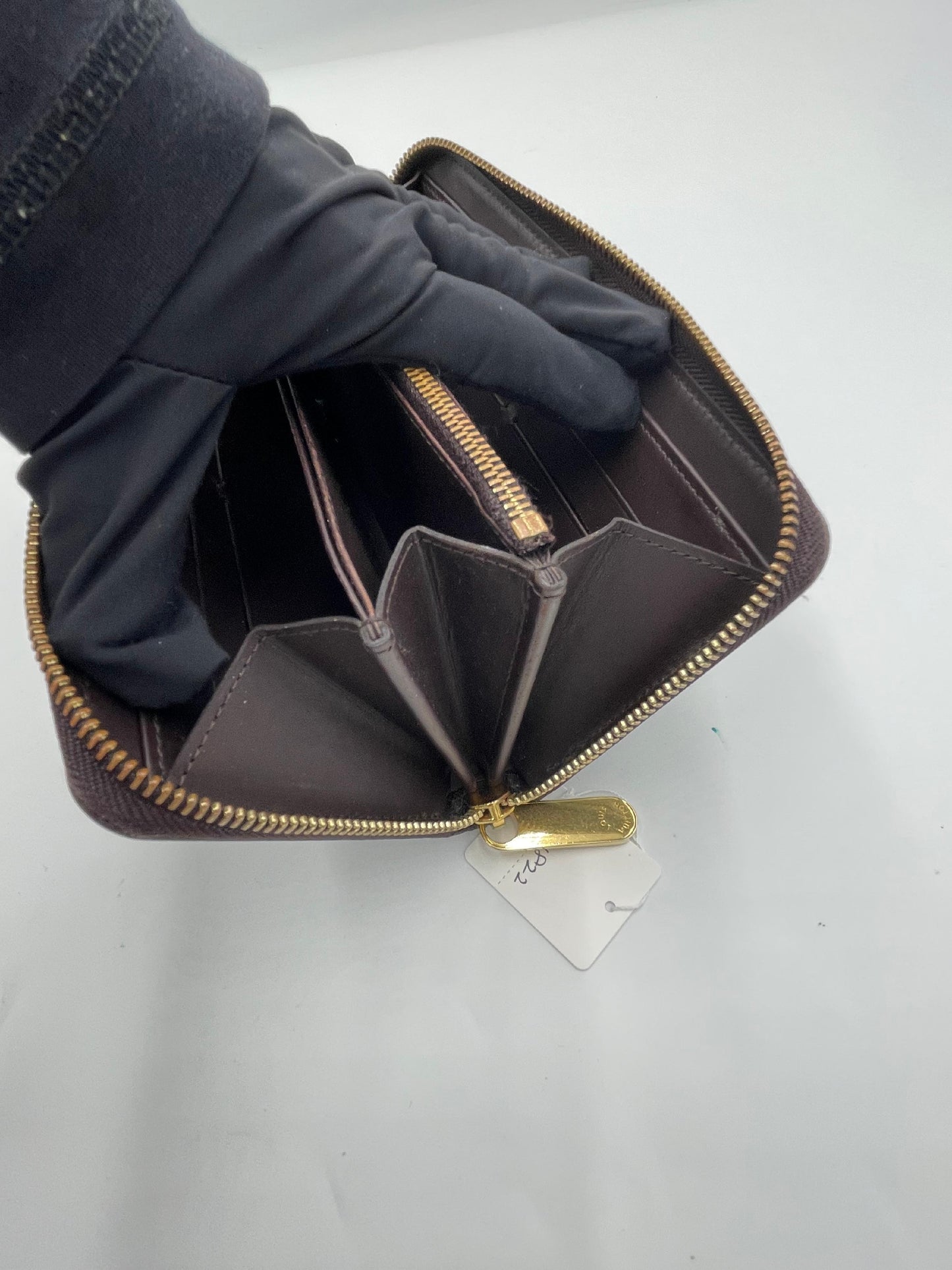 Louis Vuitton Zipp Wallet Vernis (AI822)