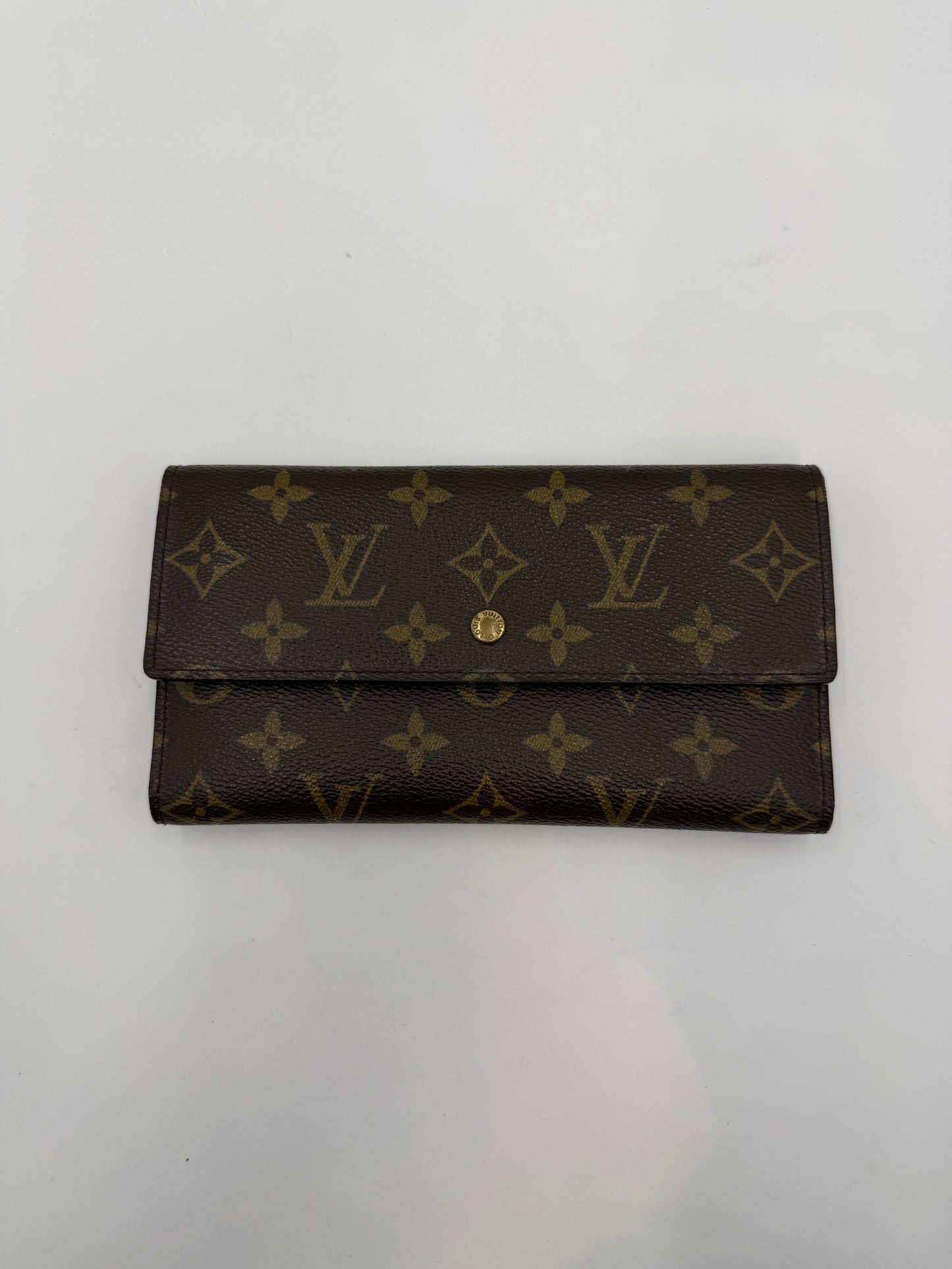 Pre-Owned Louis Vuitton Monogram Sarah Wallet AJ100
