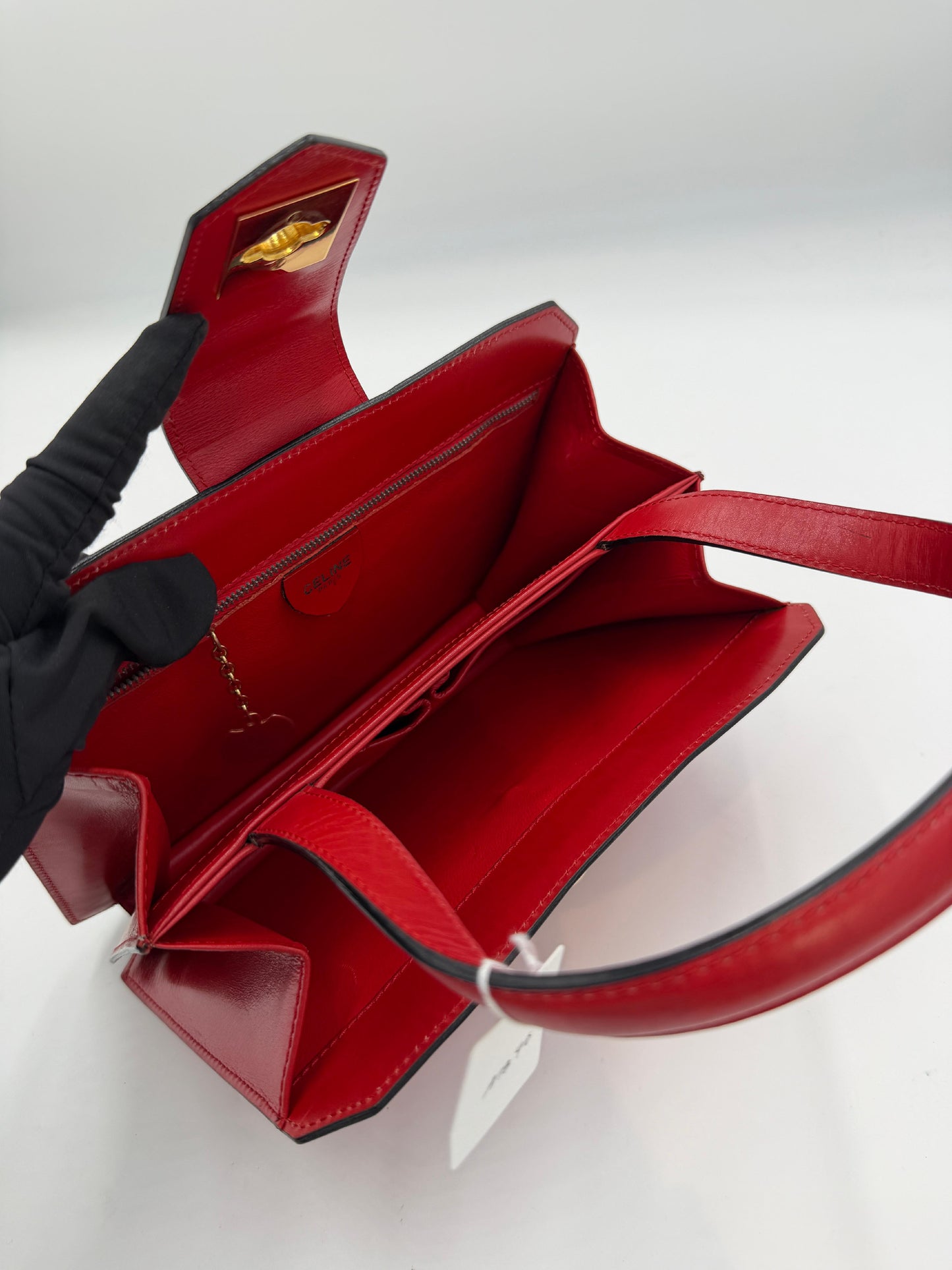 Celine One Handle Leather Bag