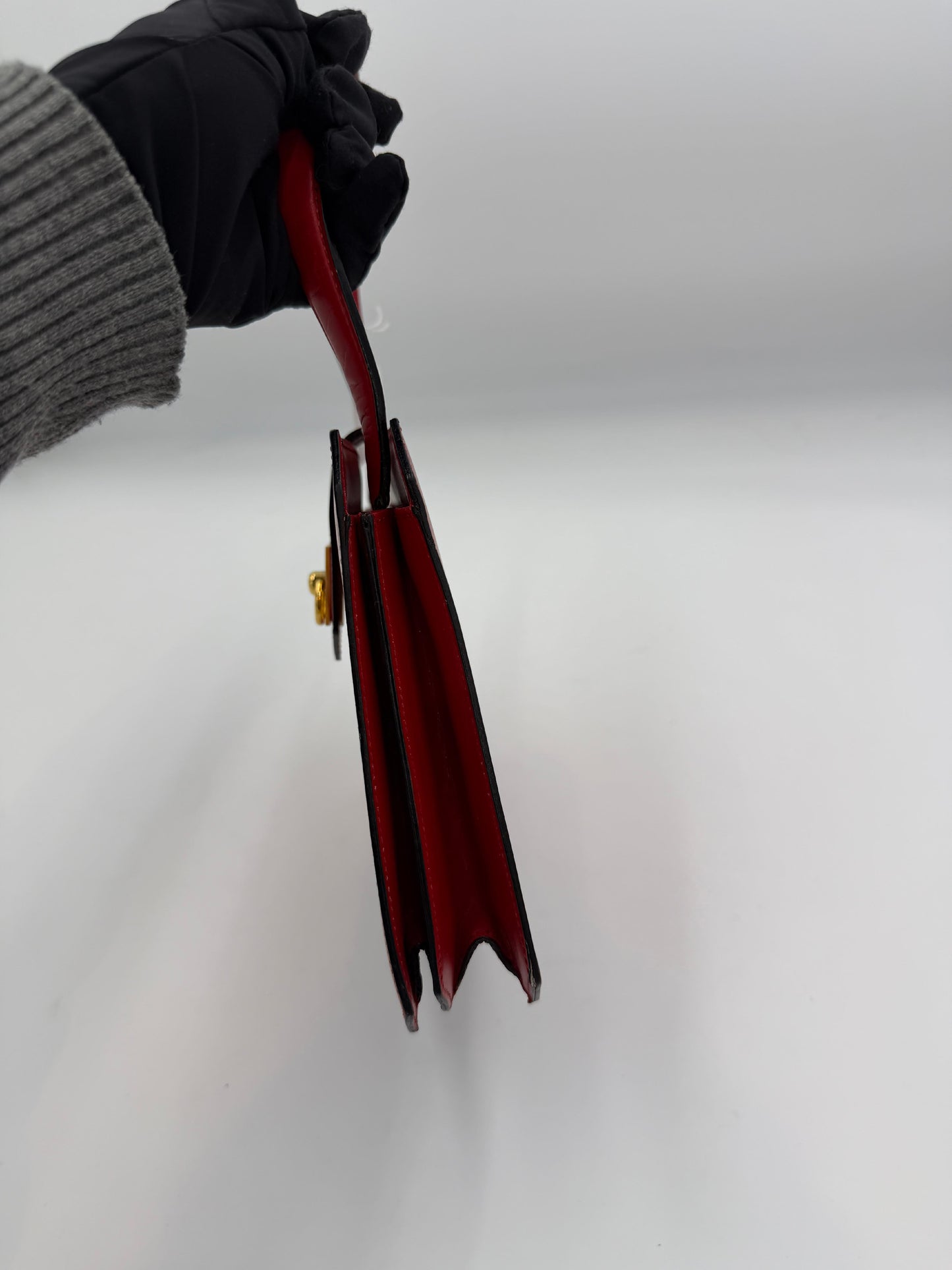 Celine One Handle Leather Bag
