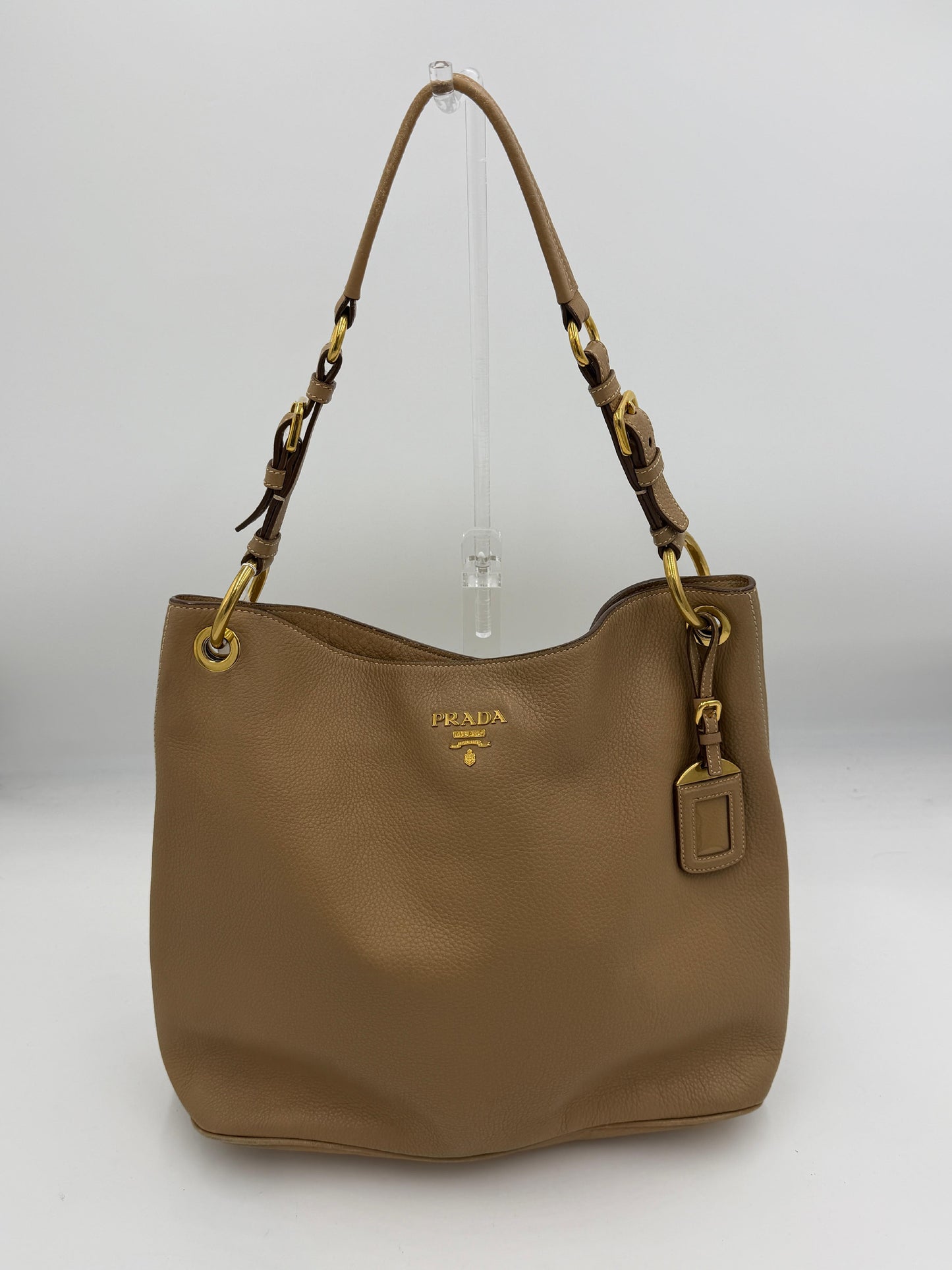 Pre-Owned Prada Leather One Shoulder AI959