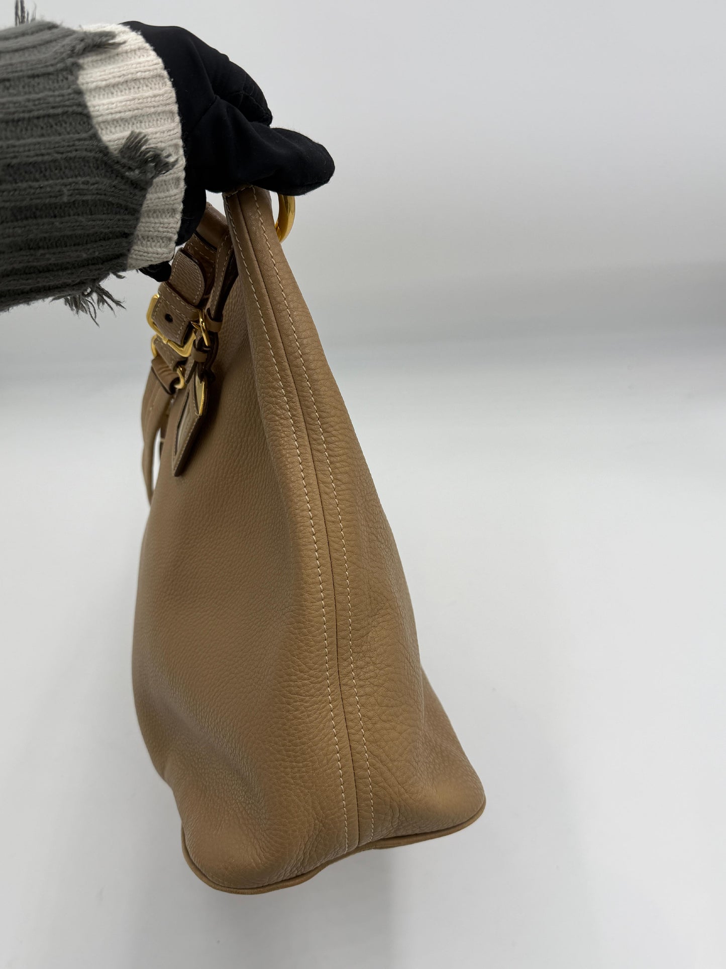 Pre-Owned Prada Leather One Shoulder AI959