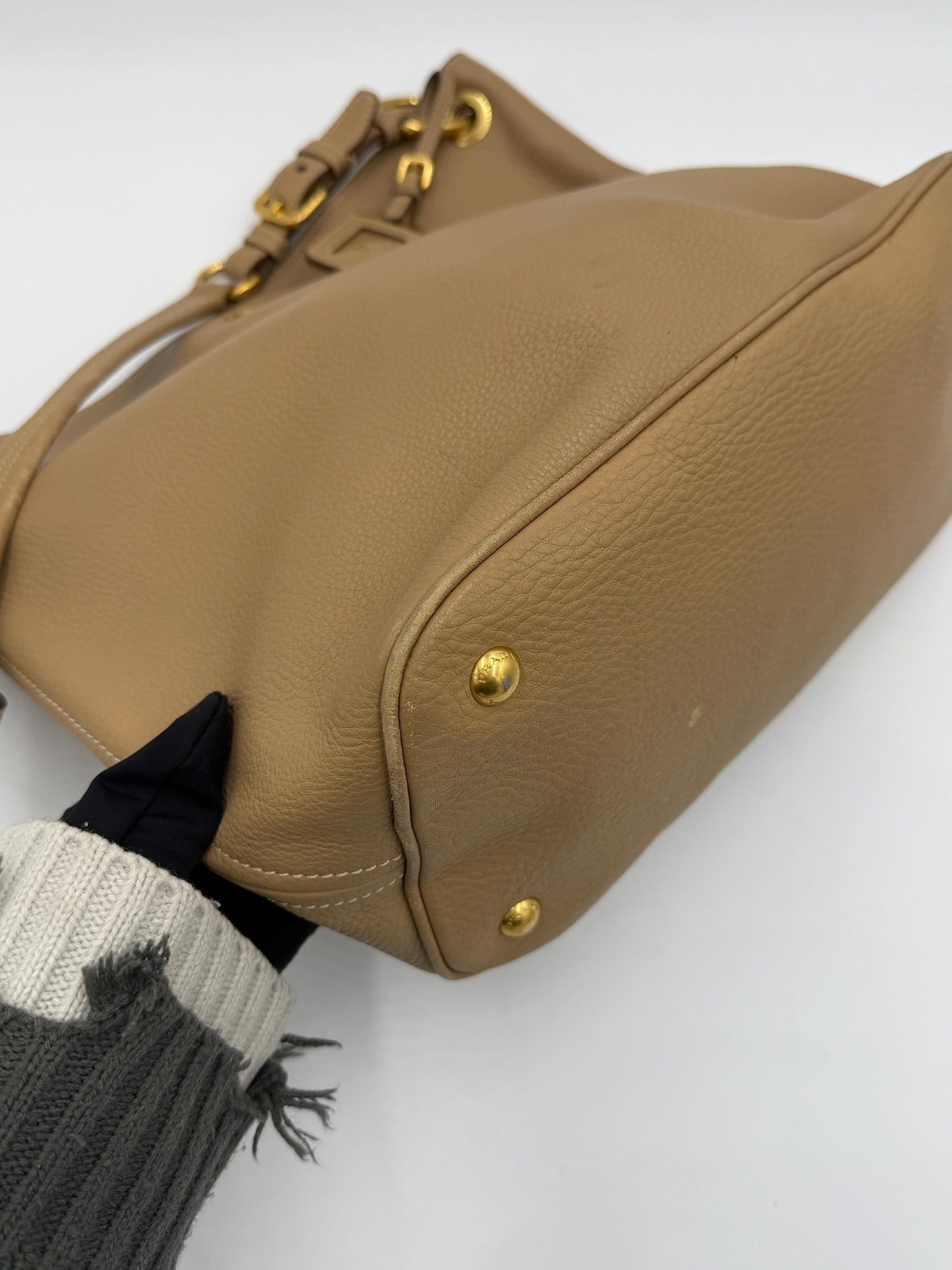 Pre-Owned Prada Leather One Shoulder AI959