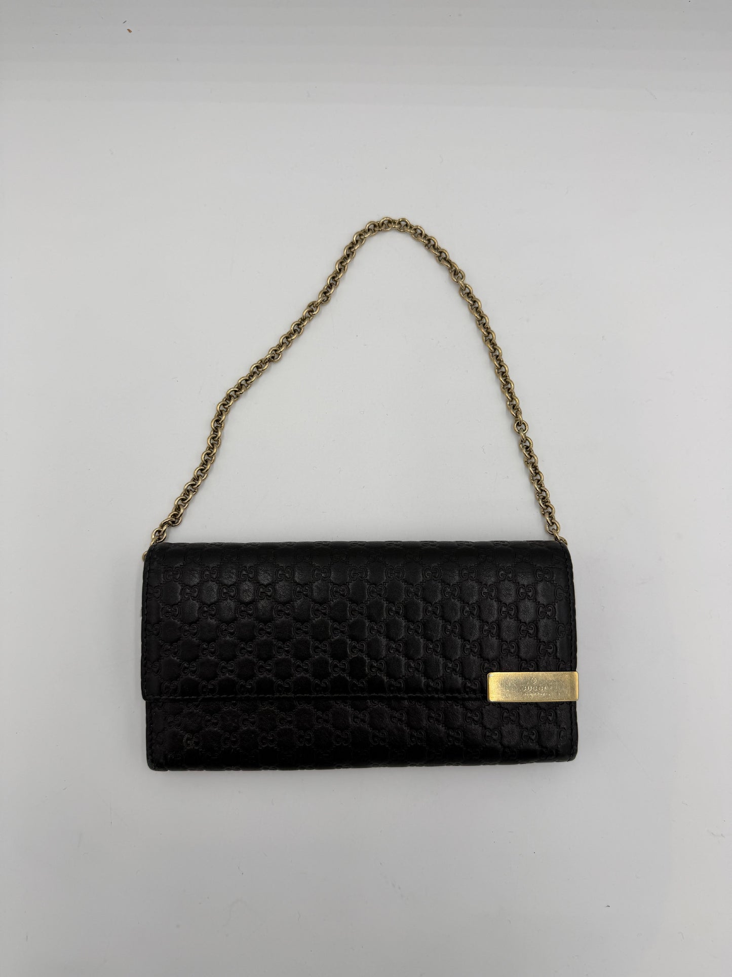 Gucci Guccissima Chain Wallet