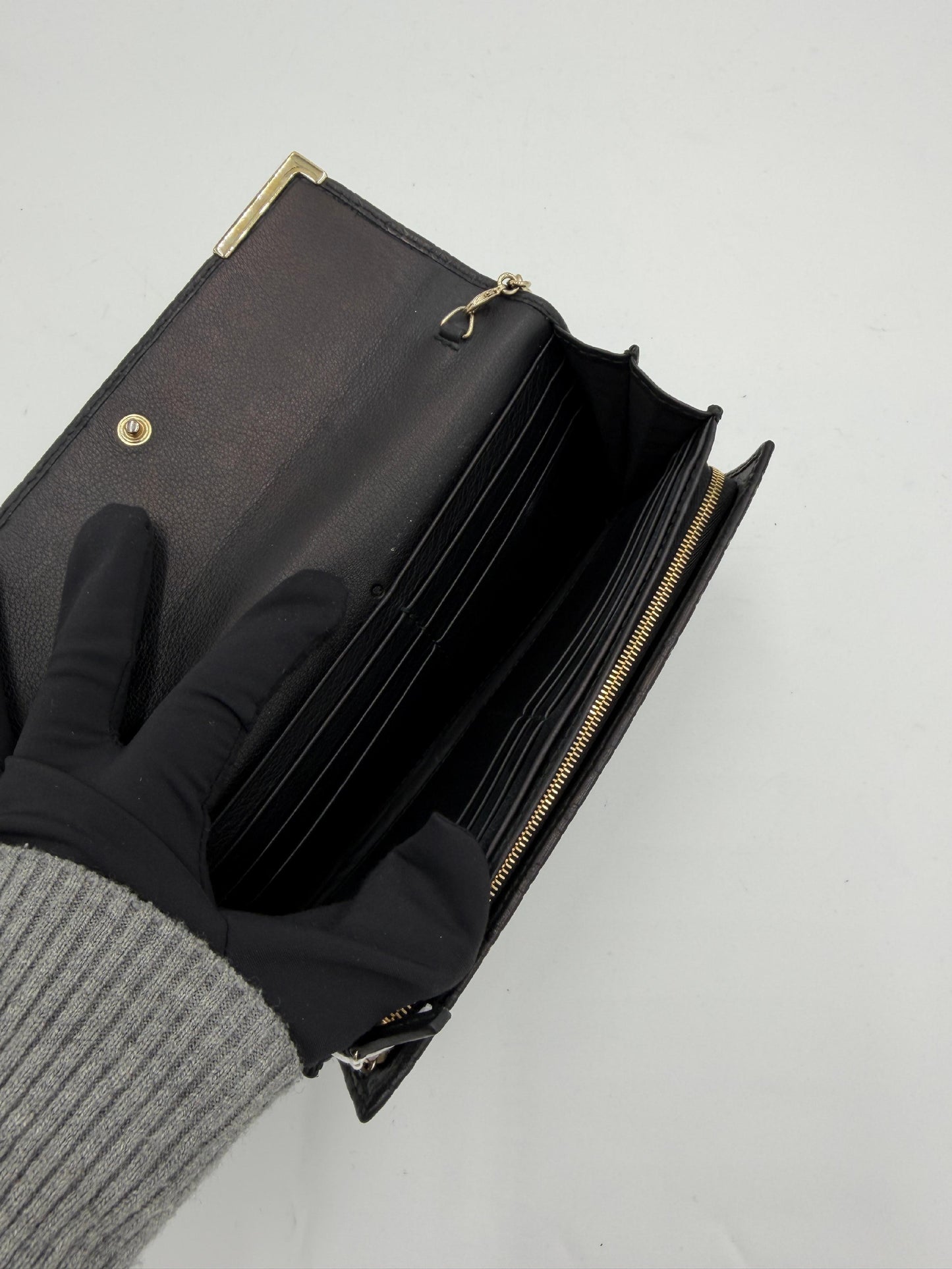 Gucci Guccissima Chain Wallet