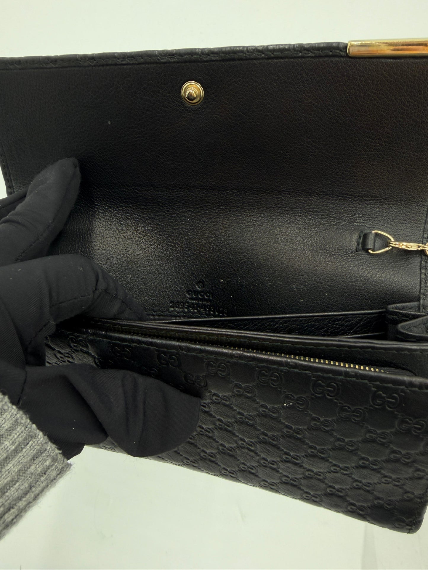 Gucci Guccissima Chain Wallet
