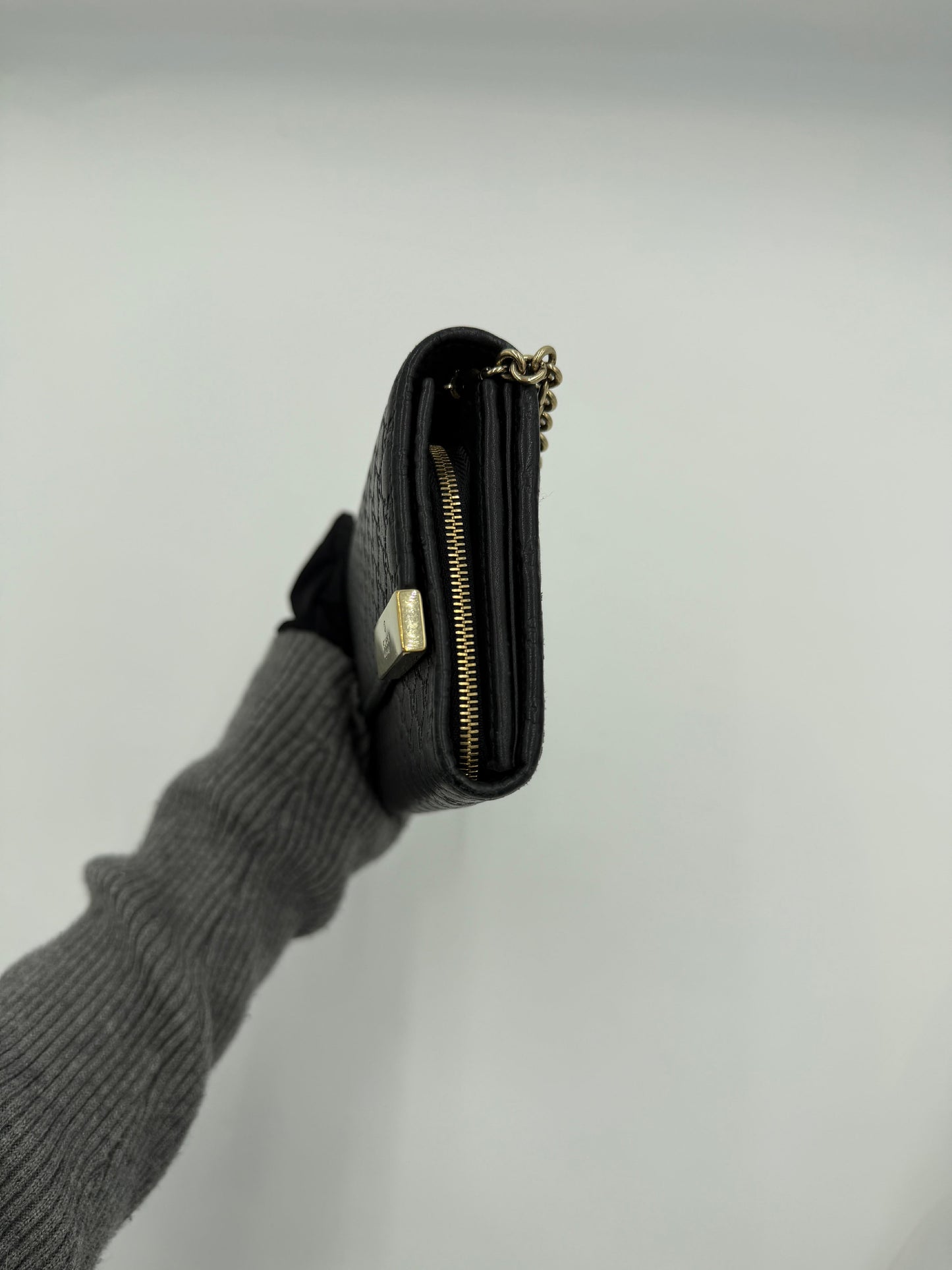 Gucci Guccissima Chain Wallet