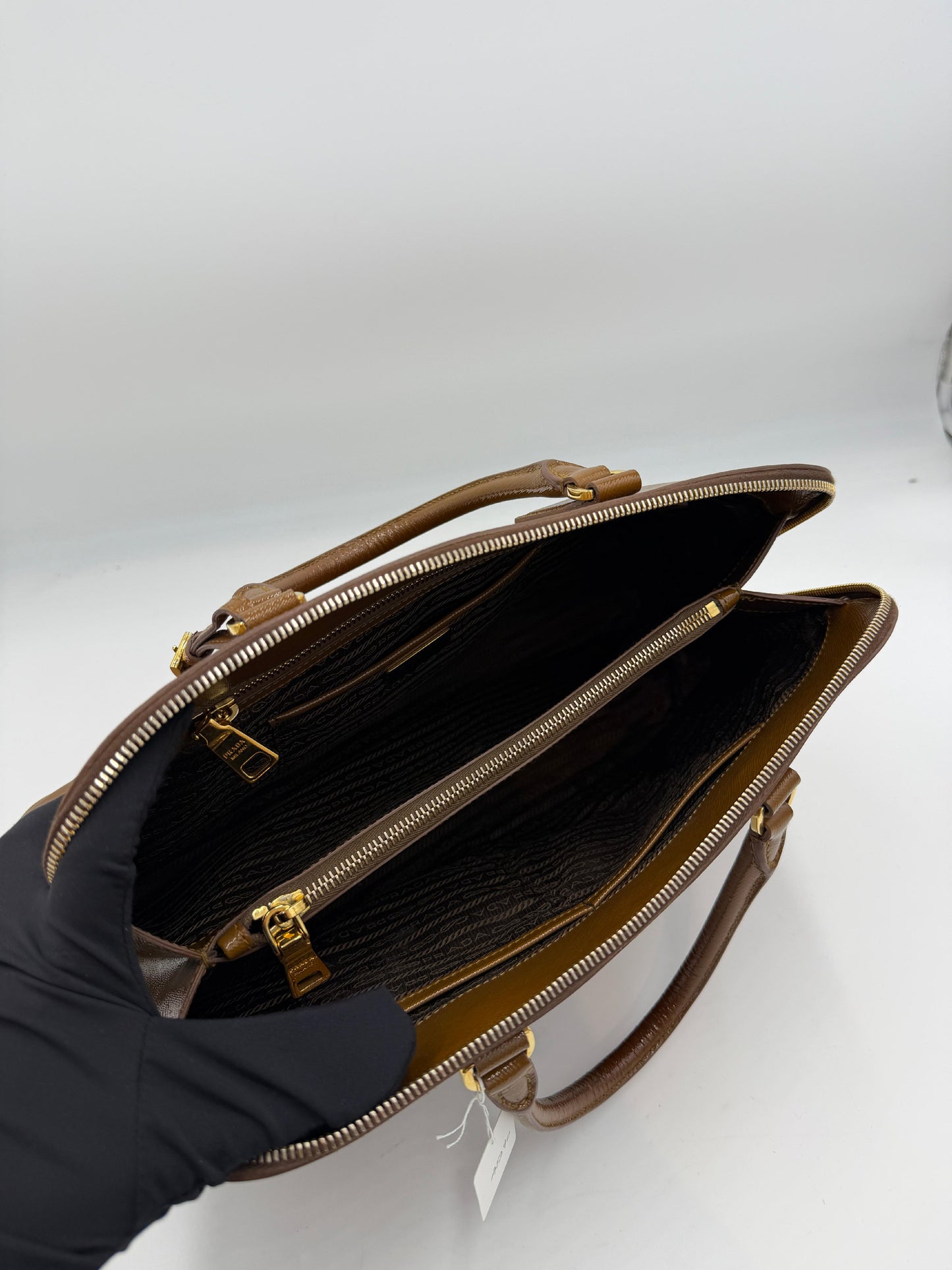 Prada Patent Galleria Tote Bag