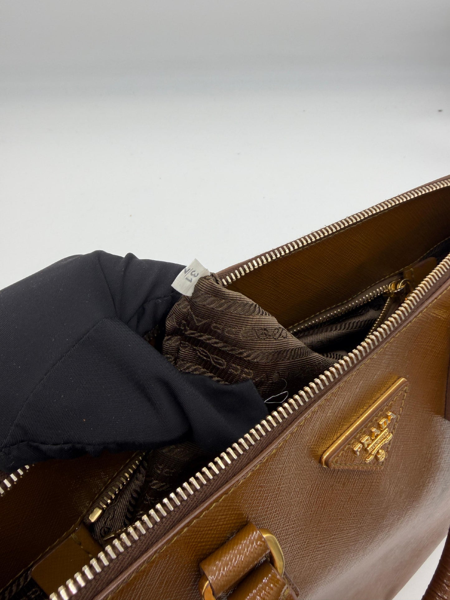 Prada Patent Galleria Tote Bag