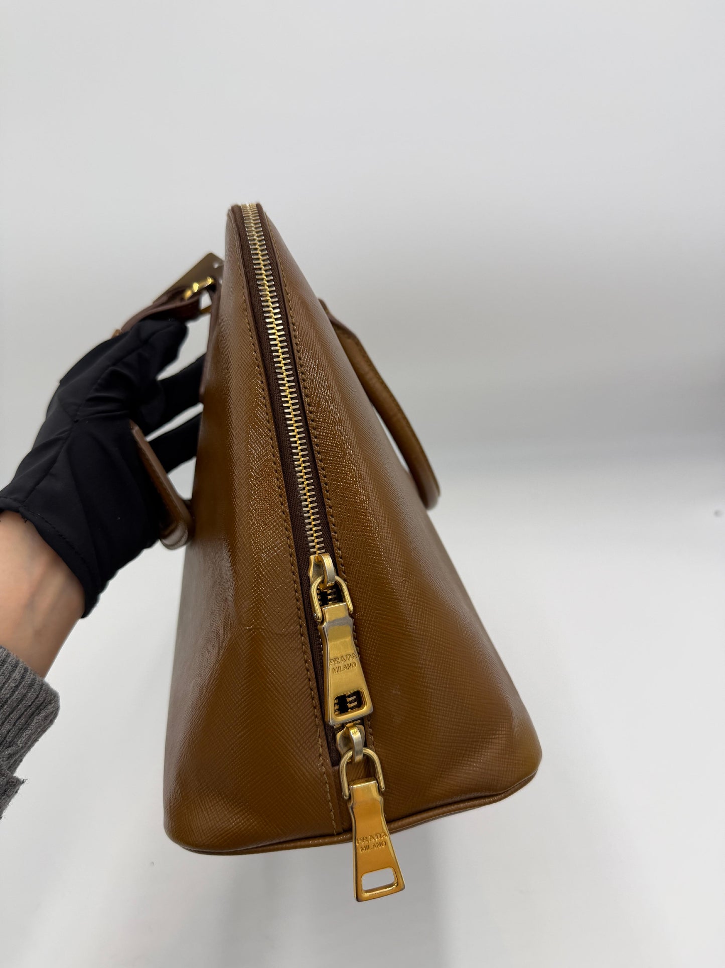 Prada Patent Galleria Tote Bag