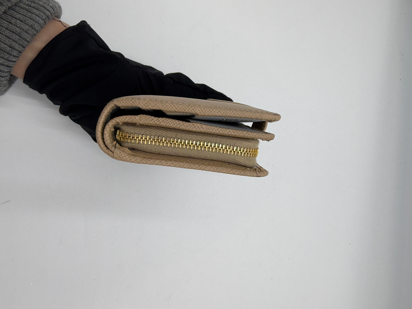 Prada Saffiano Compact Wallet
