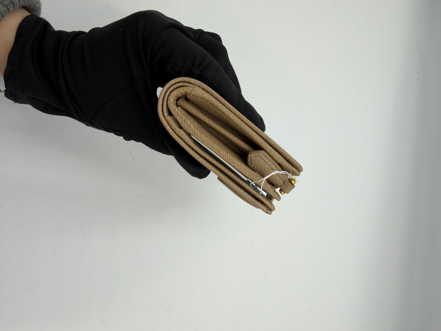 Prada Saffiano Compact Wallet
