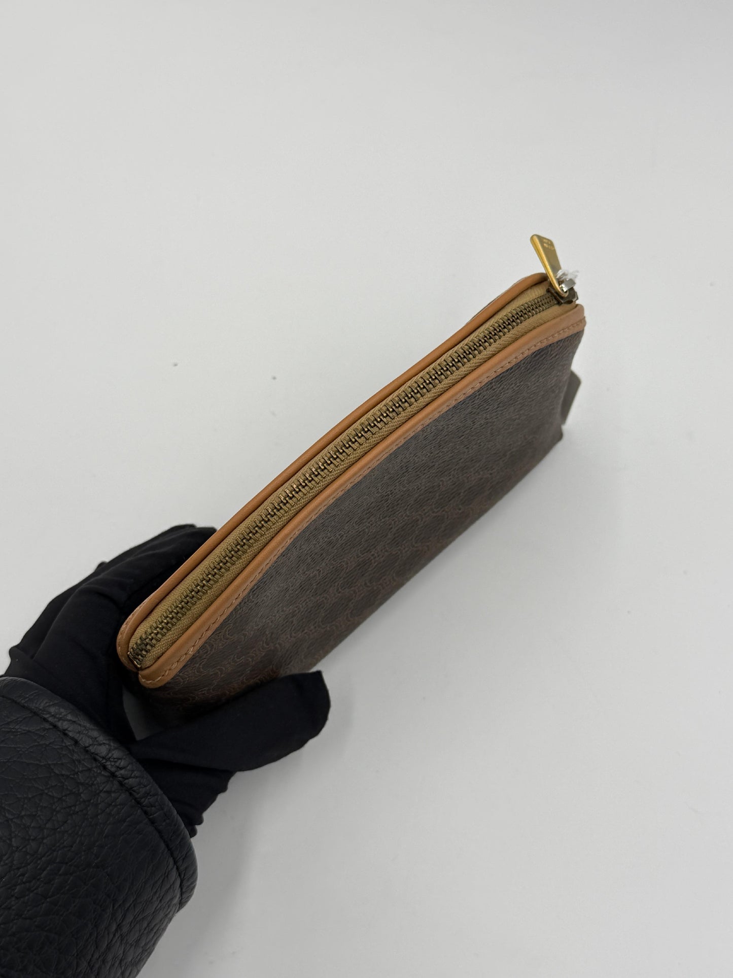 Celine Macadam Brown Pouch