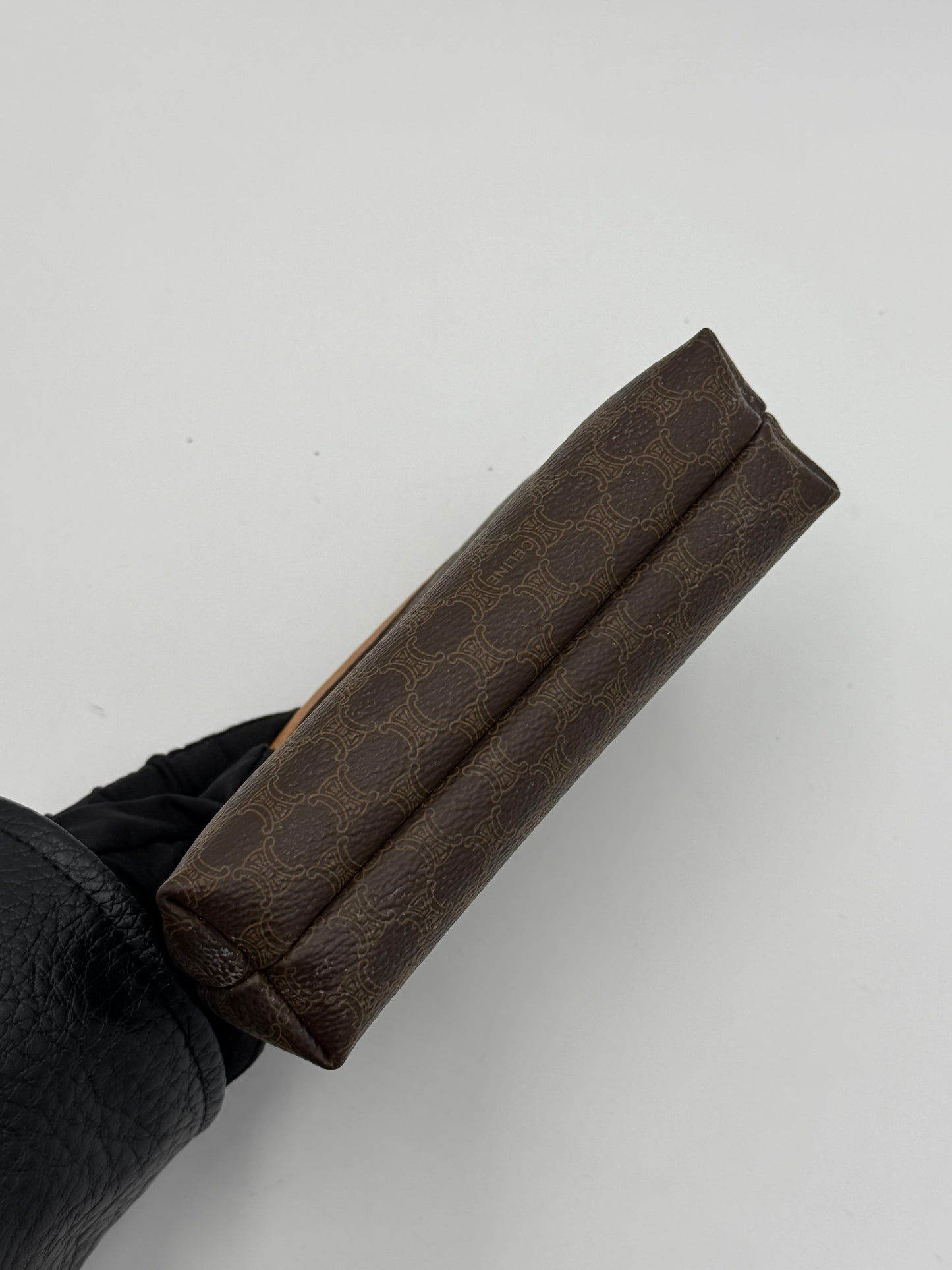 Celine Macadam Brown Pouch