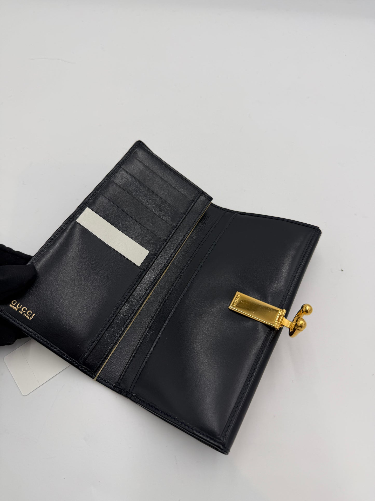 Gucci Horsebit Leather Long Wallet