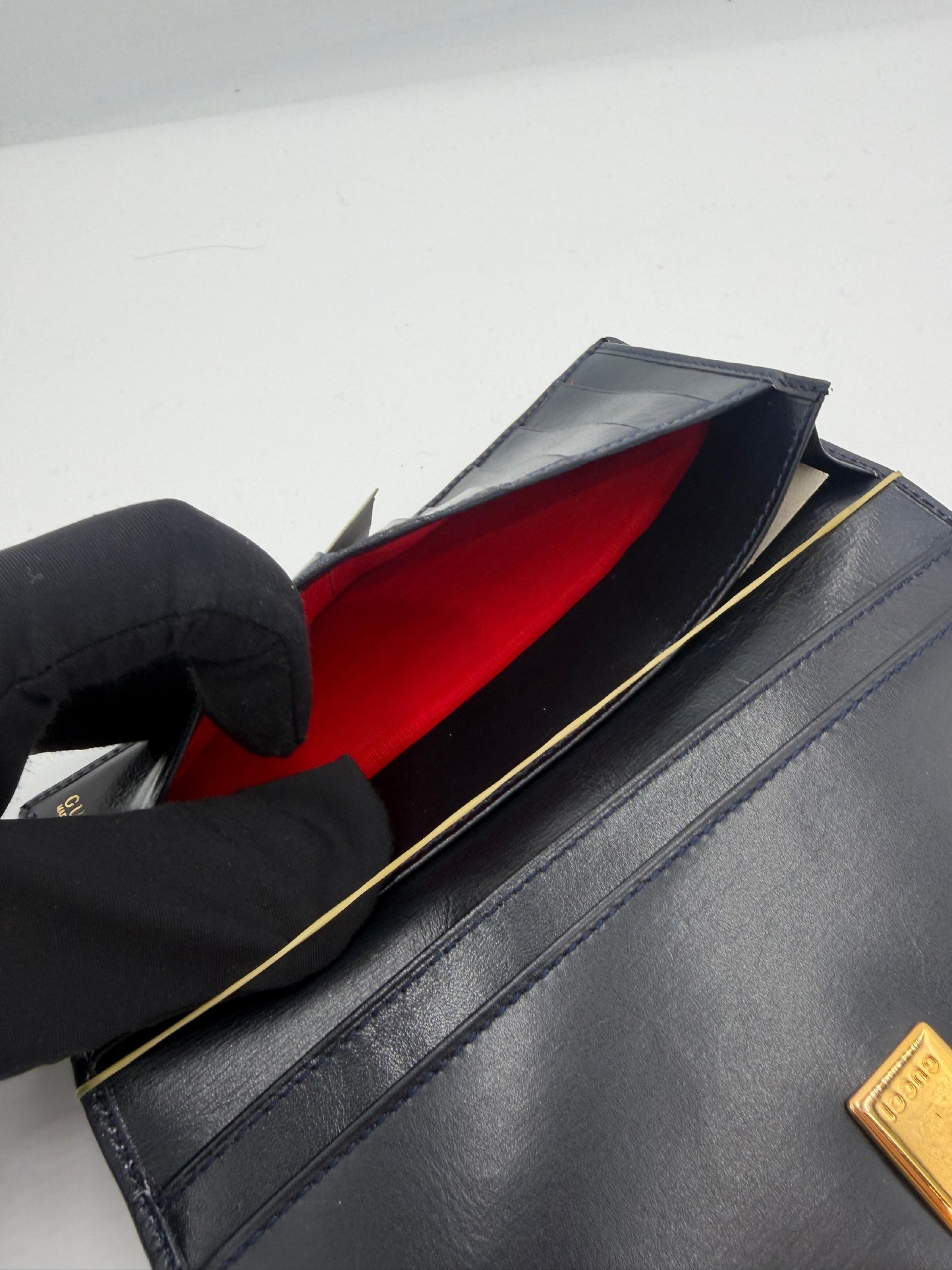 Gucci Horsebit Leather Long Wallet