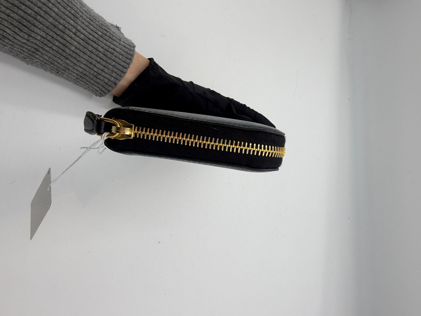 Prada Saffiano Ribbon Zip Wallet