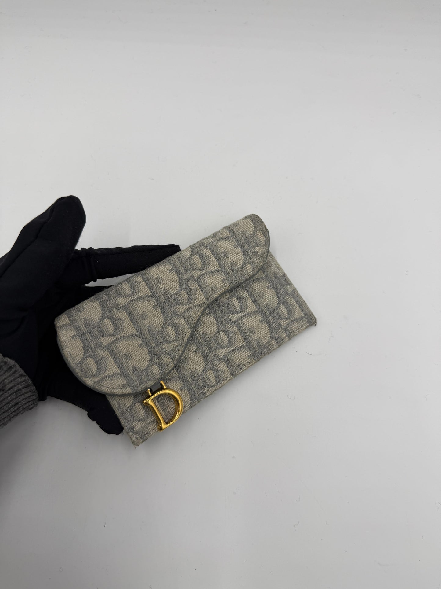 Dior Oblique Saddle Card Case