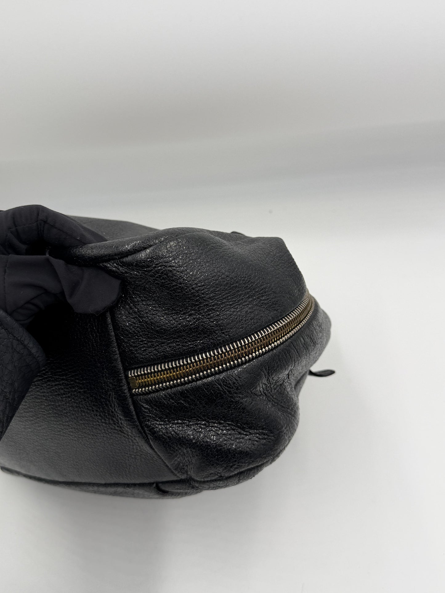 Prada Black Vitello Shine Tote