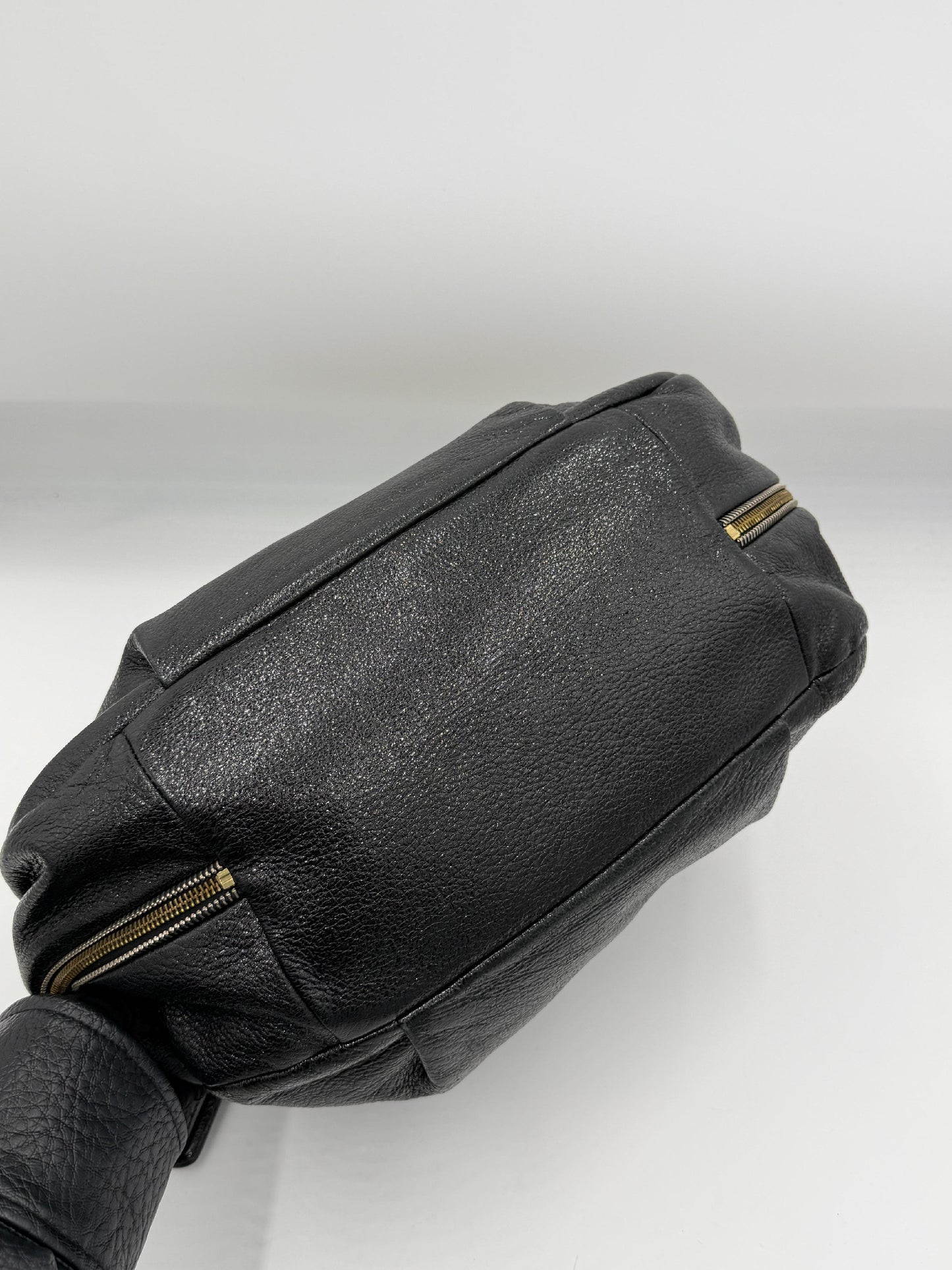 Prada Black Vitello Shine Tote