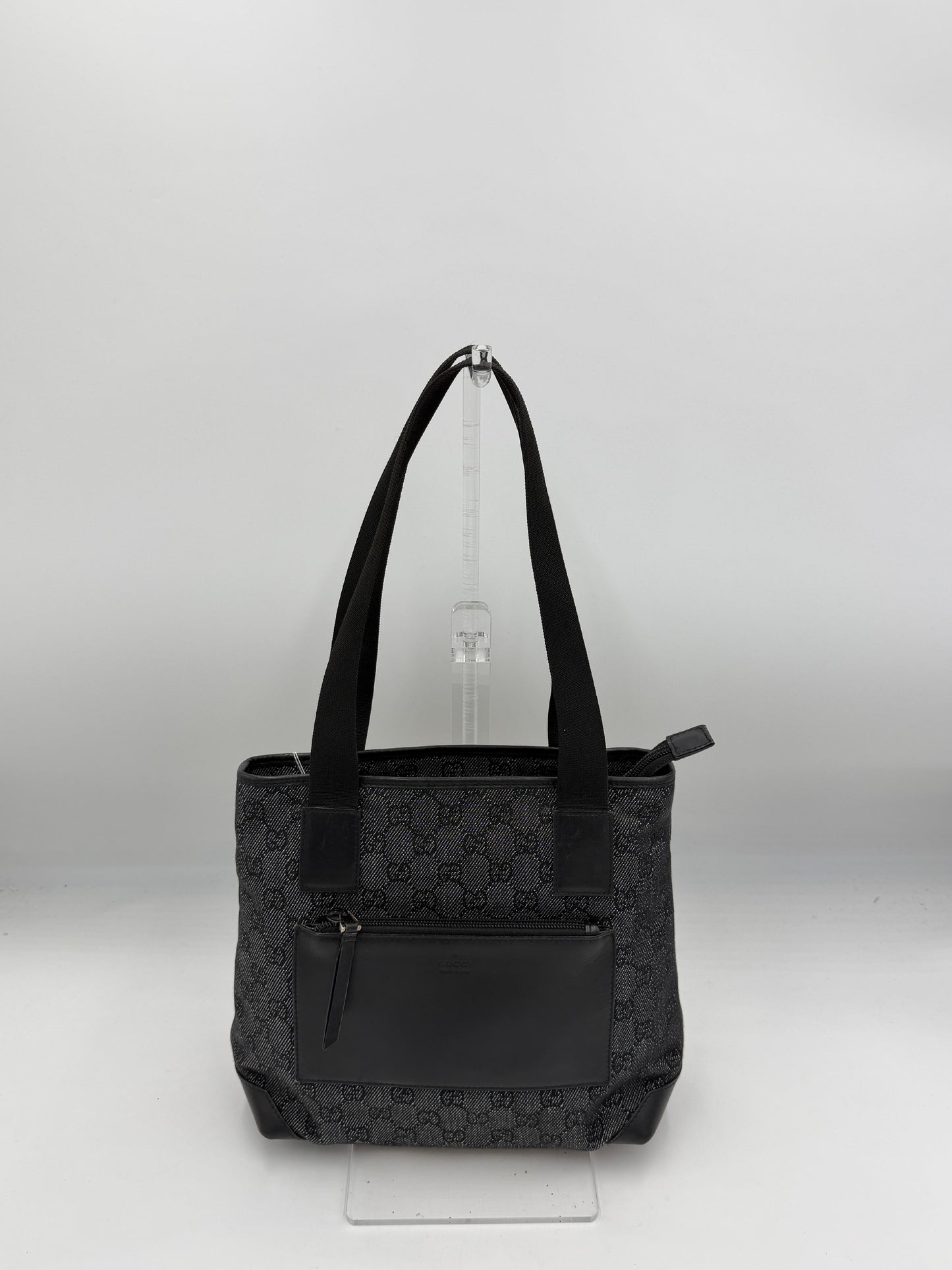 Gucci GG Canvas  Black Denim Tote