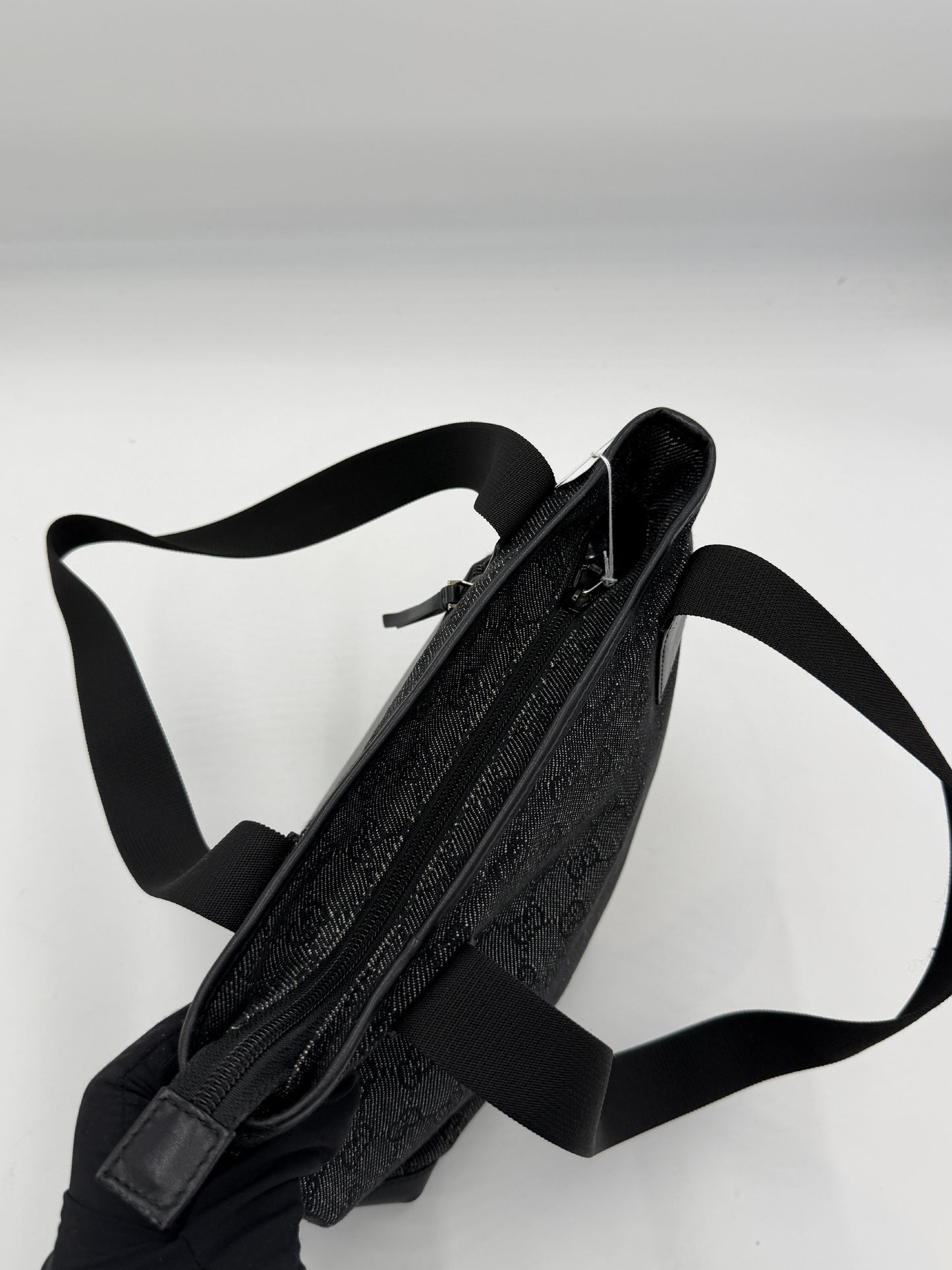 Gucci GG Canvas  Black Denim Tote