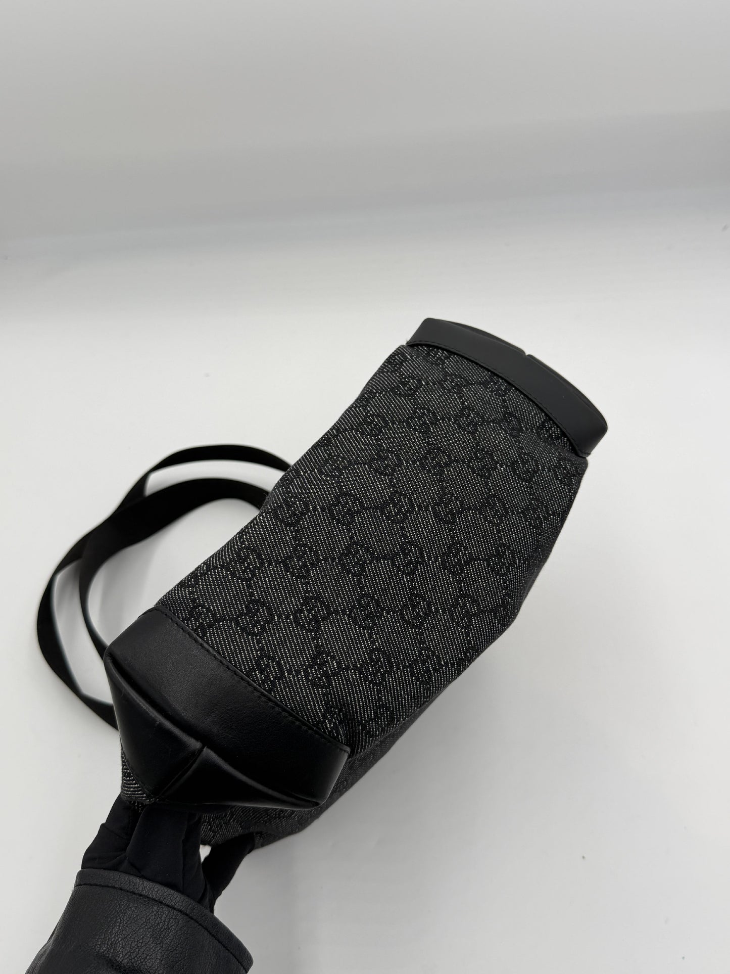 Gucci GG Canvas  Black Denim Tote