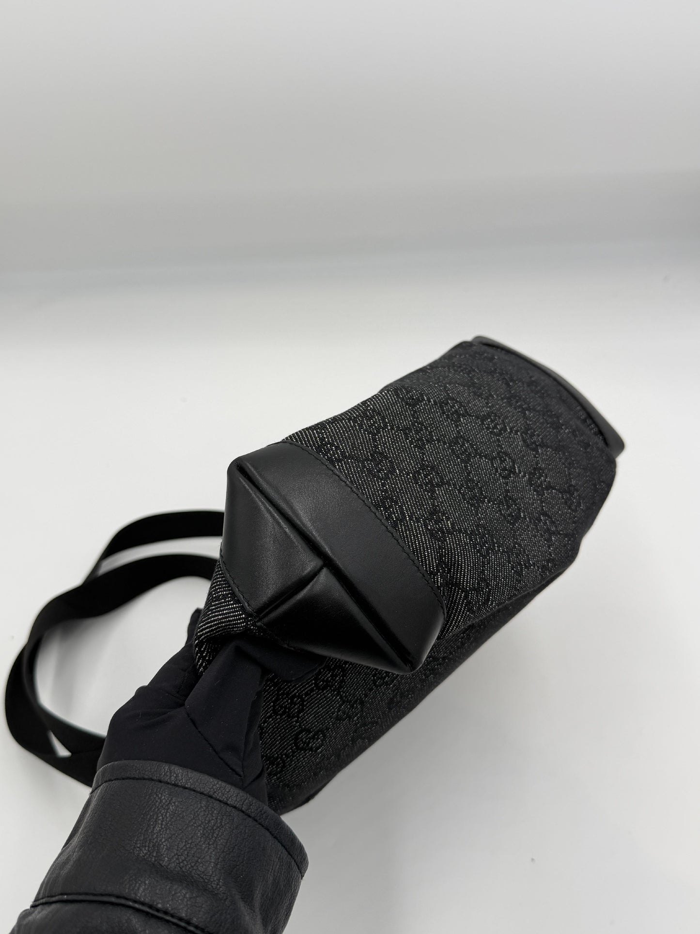 Gucci GG Canvas  Black Denim Tote