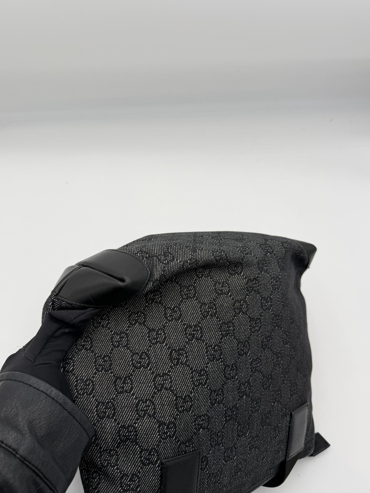 Gucci GG Canvas  Black Denim Tote